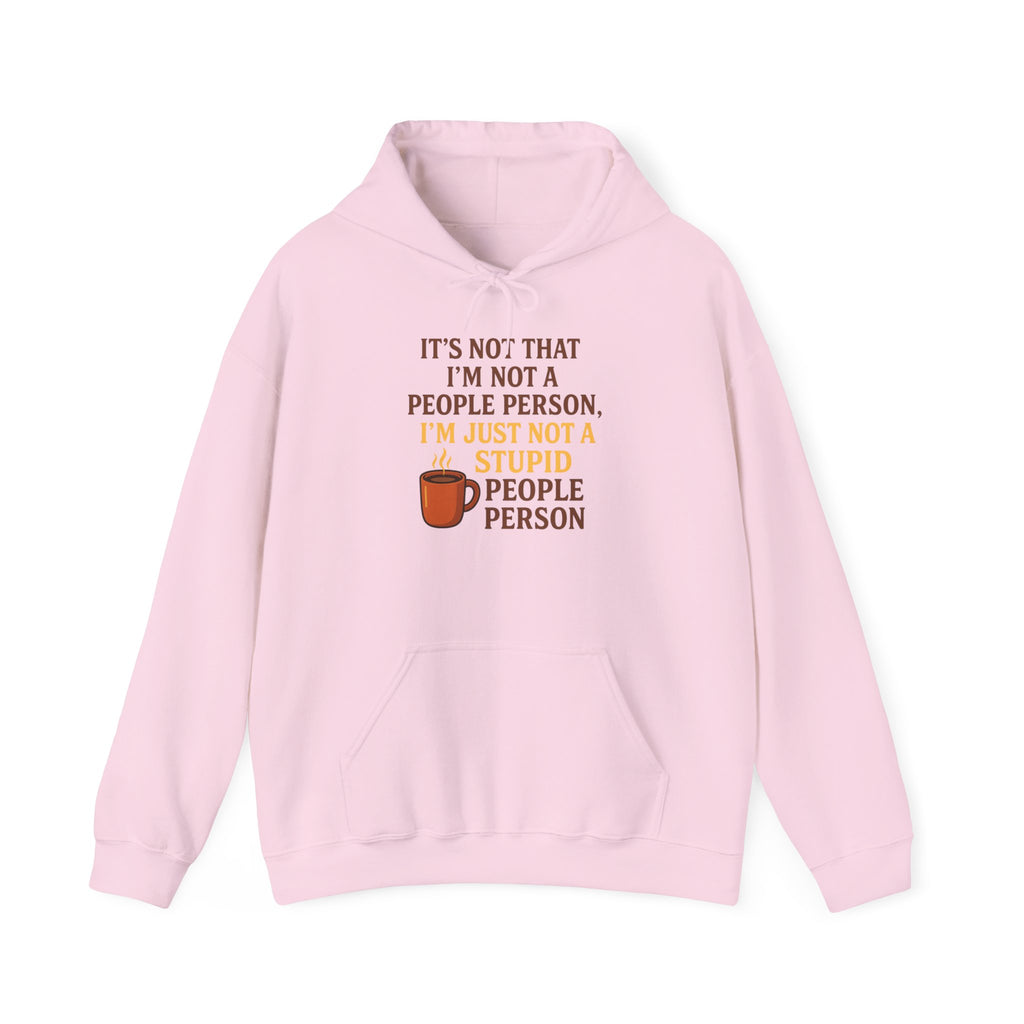 Funny People Person Sweatshirt, Unisex Hoodie, Cozy Gift for Introverts, Casual Wear, Perfect for Friends or Family, Great for Birthdays