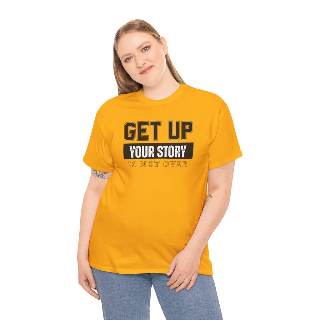 Inspirational Story Tee, Motivational Shirt, Unisex Cotton Top, Gift for Encouragement, Casual Wear, Positive Vibes