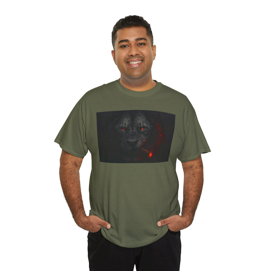 King Mode Engaged - Unisex Heavy Cotton T-shirt, Casual Shirt, Gift for Animal Lovers, Perfect for bosses, Unique Graphic Tee