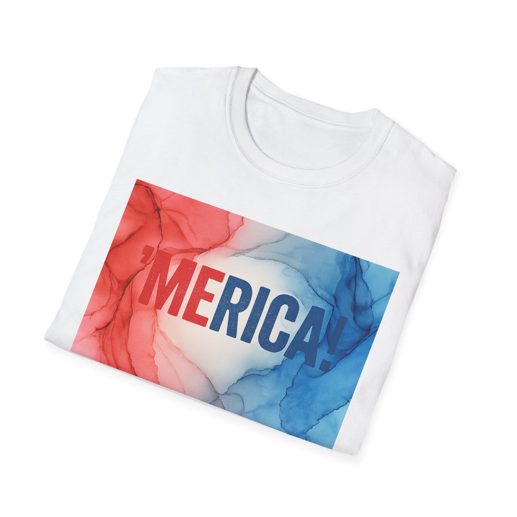 Patriotic Unisex T-Shirt with Colorful Smoke Design, American Spirit Shirt, 4th of July Tee, Casual Summer Top, Gift for Patriotic Holidays