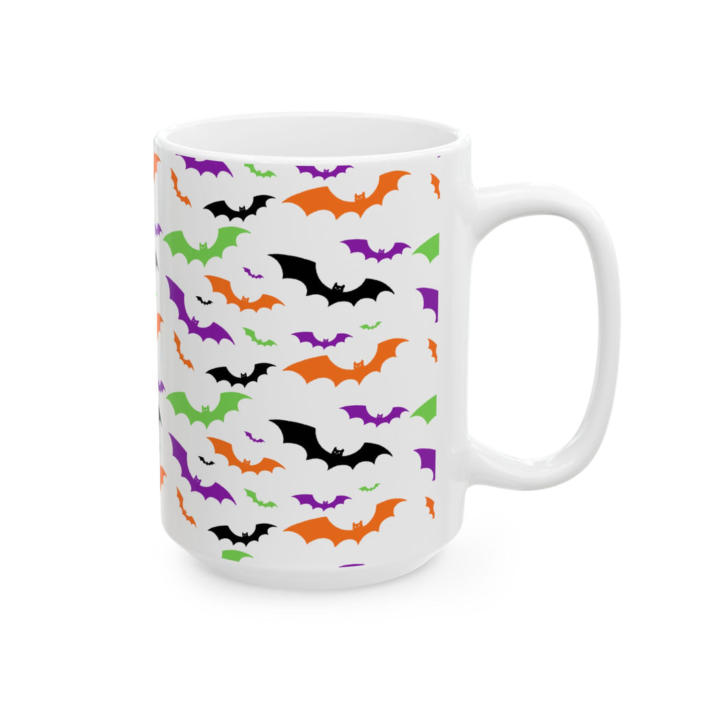 Halloween Bat Ceramic Mug - Perfect for Spooky Season, Coffee Lover Gift, Trick or Treat, Unique Halloween Decor, Witchy Vibes