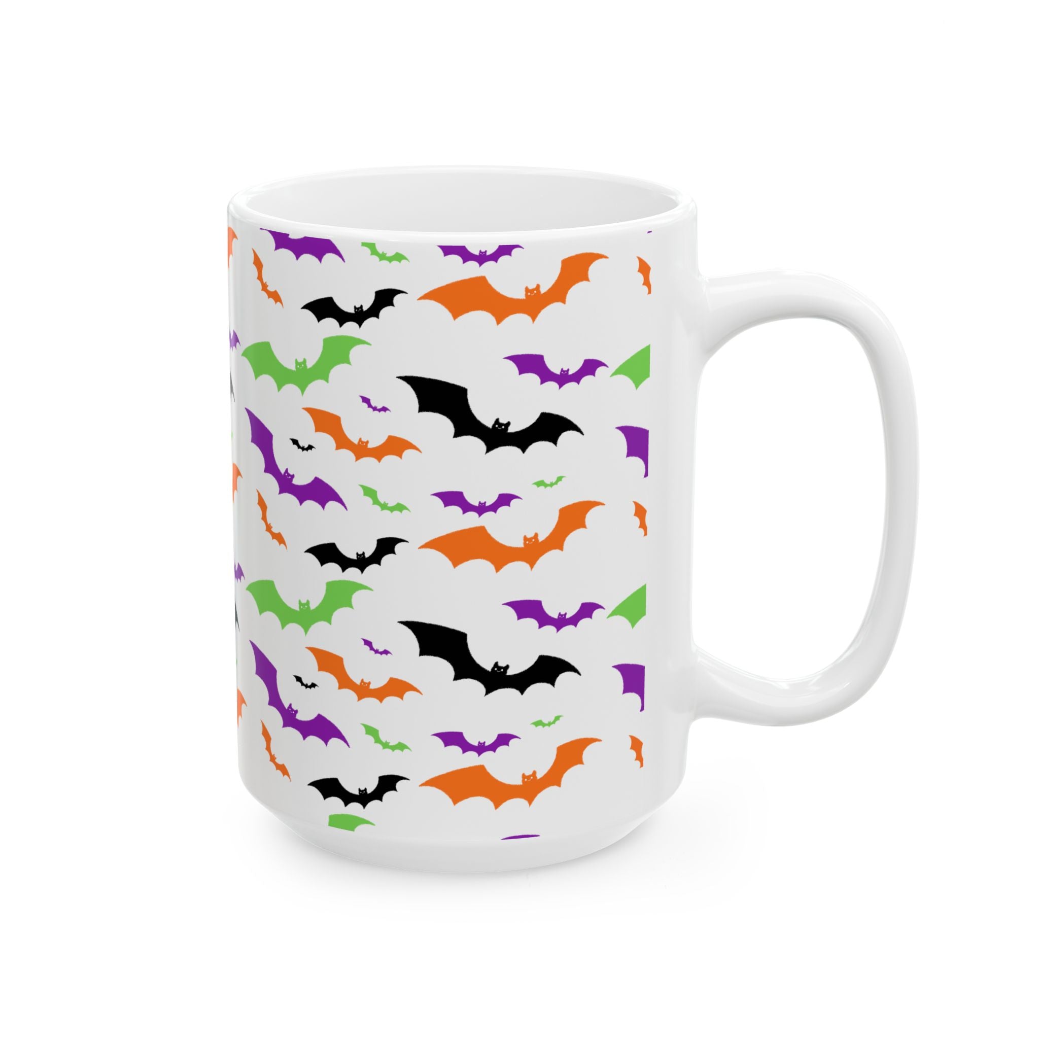 Halloween Bat Ceramic Mug - Perfect for Spooky Season, Coffee Lover Gift, Trick or Treat, Unique Halloween Decor, Witchy Vibes