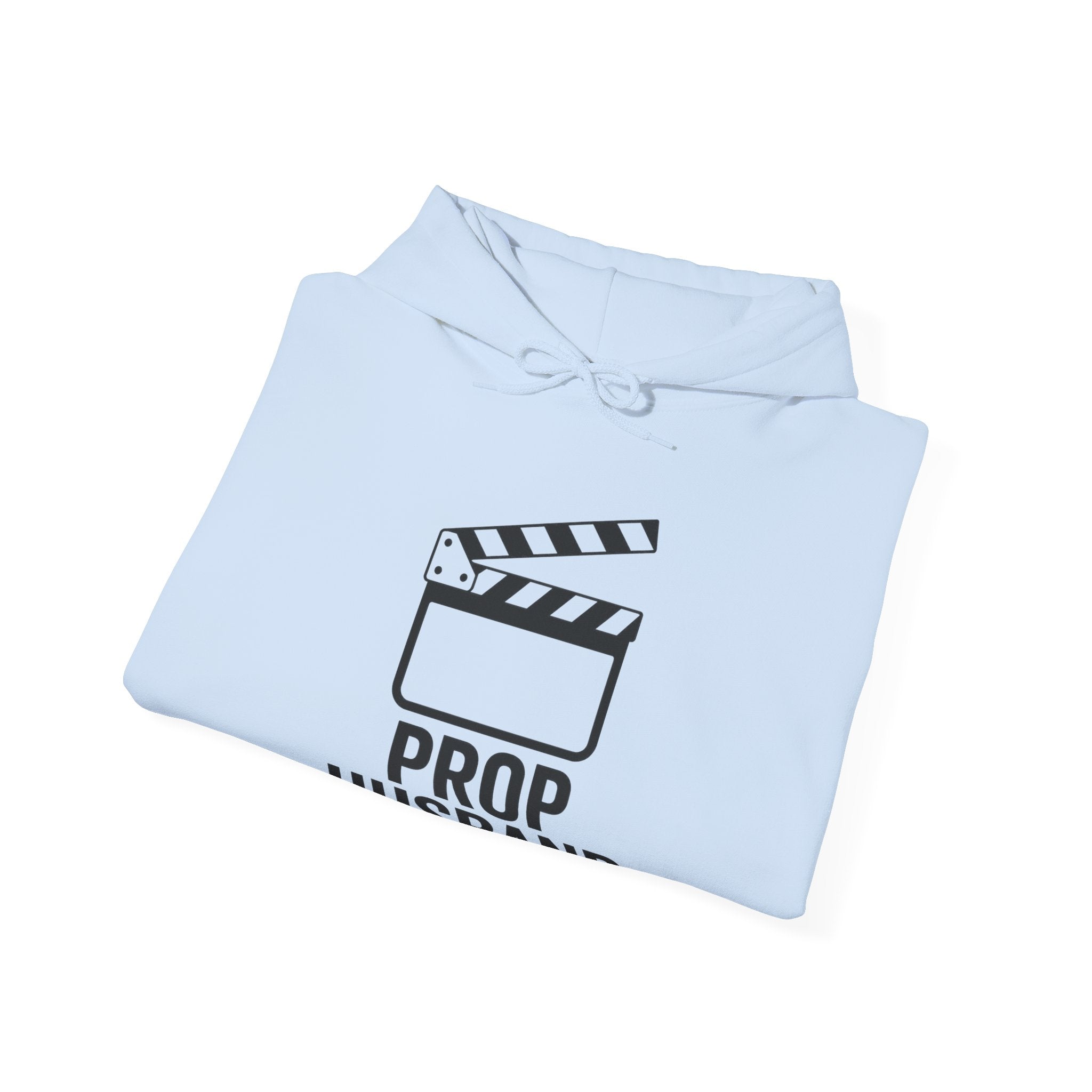 Prop Husband Hoodie — Funny Film Clapper Hooded Sweatshirt for Movie Lovers & Crew