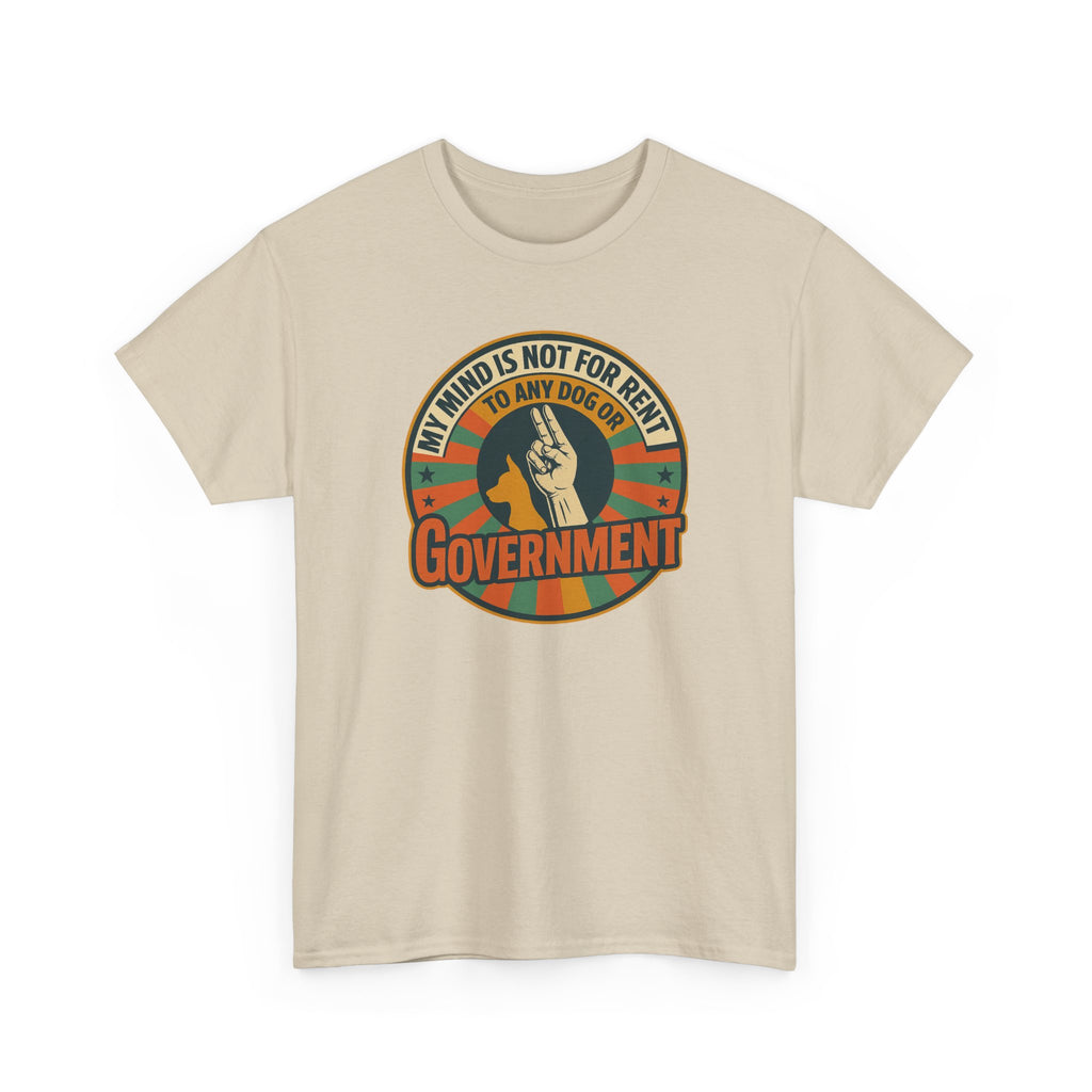 'My Mind is Not for Rent' Graphic T-Shirt, Political T-Shirt, Funny Gift, Protest Wear, Casual Apparel