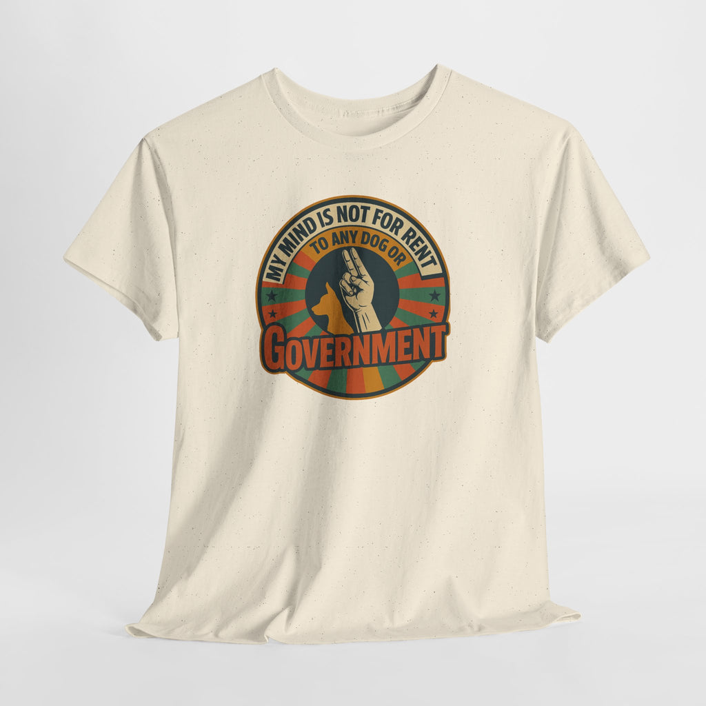 'My Mind is Not for Rent' Graphic T-Shirt, Political T-Shirt, Funny Gift, Protest Wear, Casual Apparel