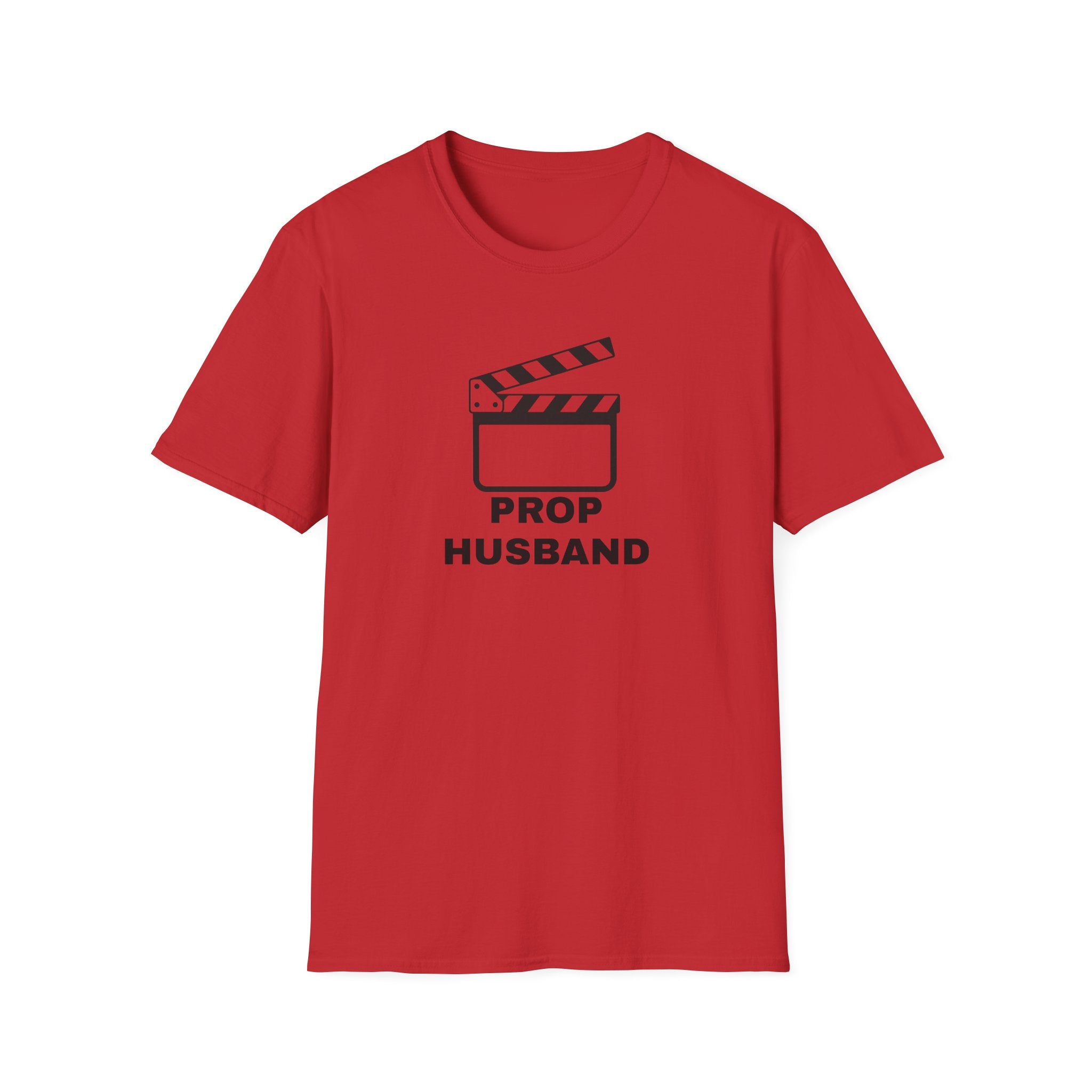 Prop Husband Unisex Softstyle T-Shirt, Movie Lover Gift, Film Set Apparel, Cinema Humor Tee, Casual Wear for Creatives