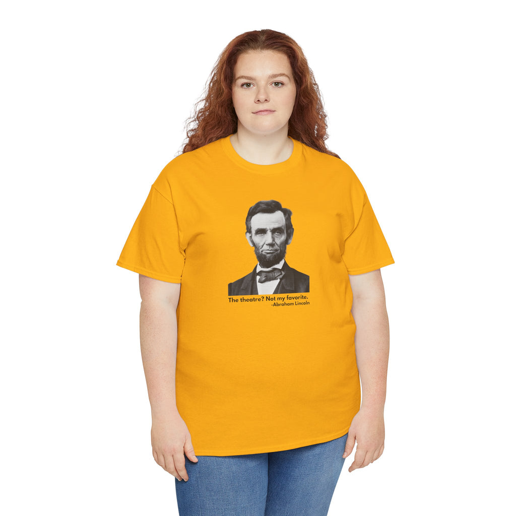 Abraham Lincoln Quote T-shirt, Unisex Heavy Cotton T-Shirt, Inspirational Gift, History Lover Apparel, Political Humor Shirt, Historical