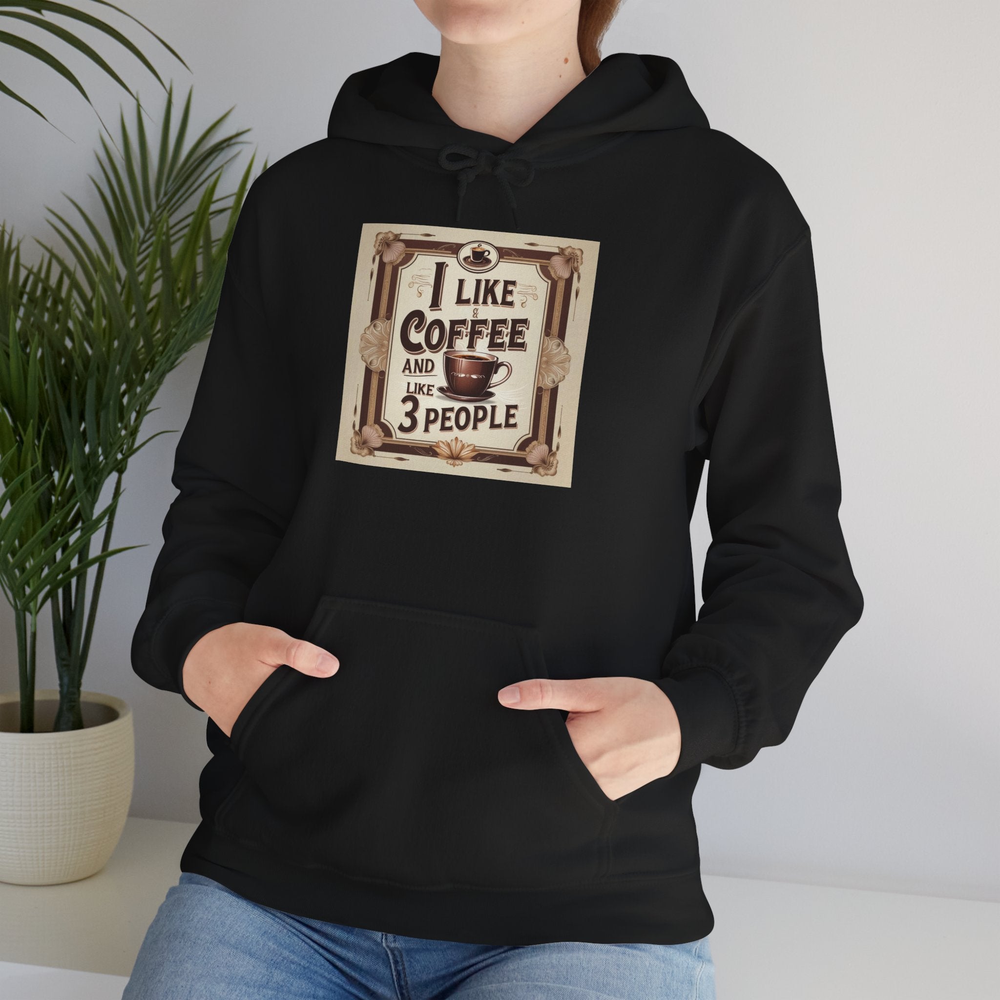 Coffee Lovers Unisex Hoodie, Funny Sweatshirt, Gift for Coffee Addicts, Cozy Casual Wear, Cute Hoodie for Friends