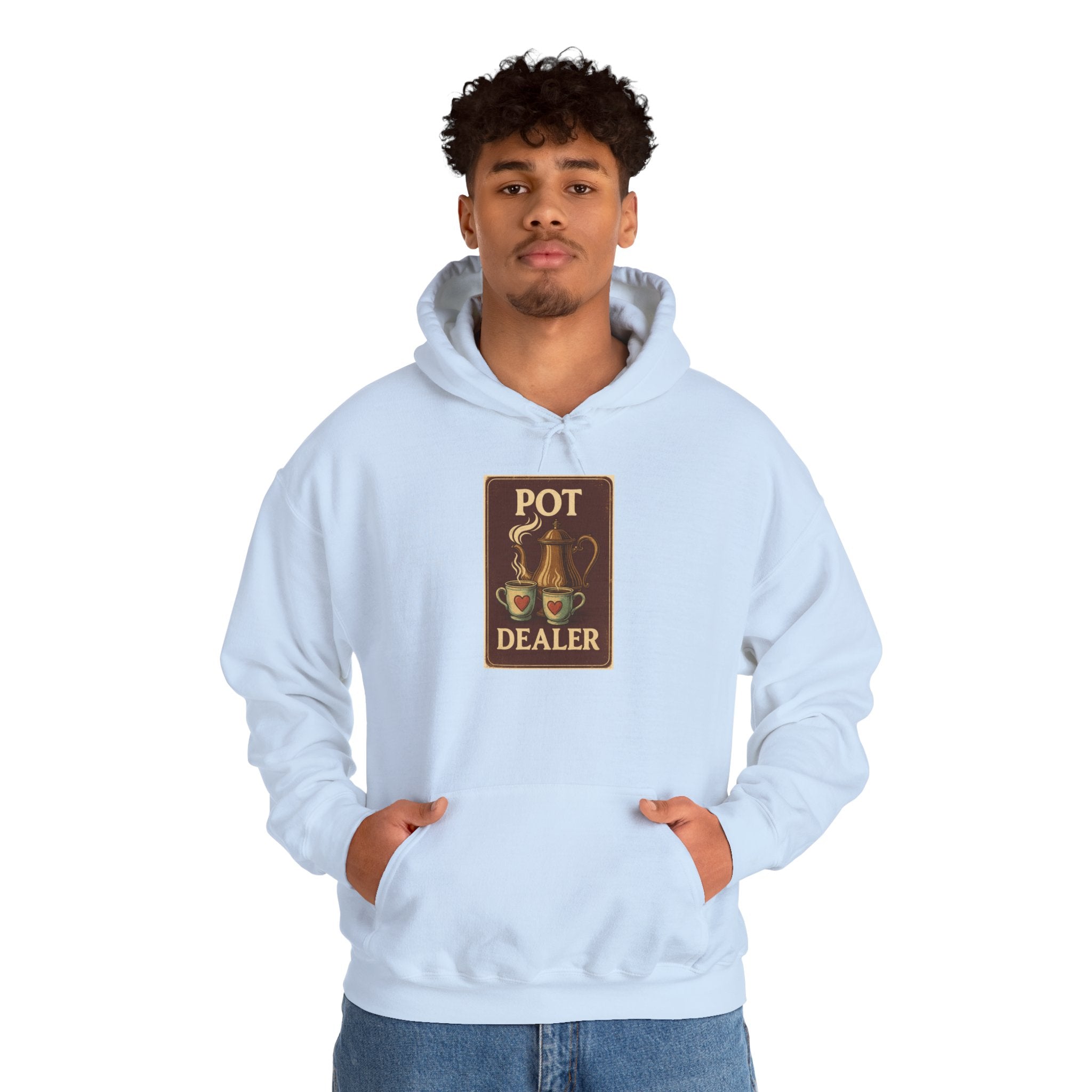 Pot Dealer Hoodie, Funny Gift, Unisex Sweatshirt Hoodie , Cozy Casual Wear, Perfect for Coffee Lovers
