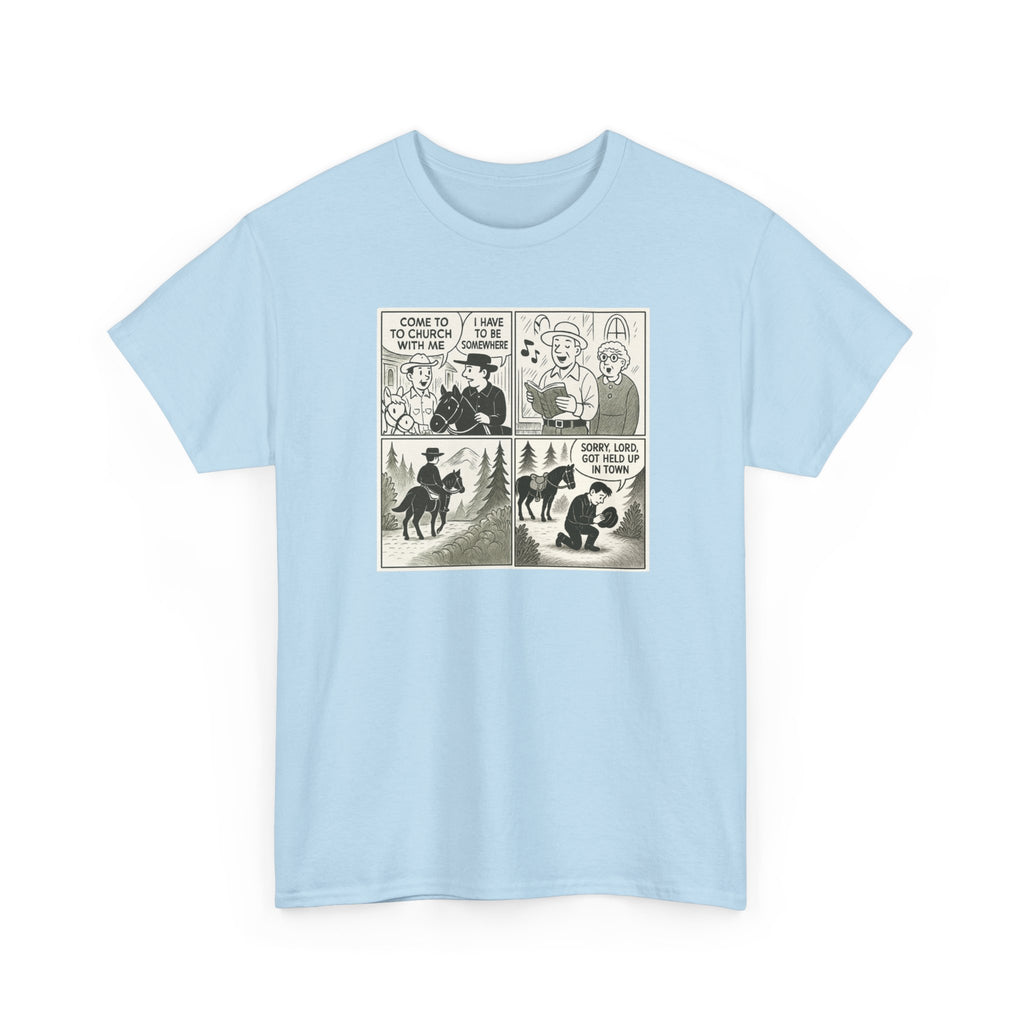 Vintage Comic Graphic Unisex Heavy Cotton Tee, Funny Graphic T-Shirt, Casual Wear, Gift for Her, Gift for Him, Unique Cartoon Shirt