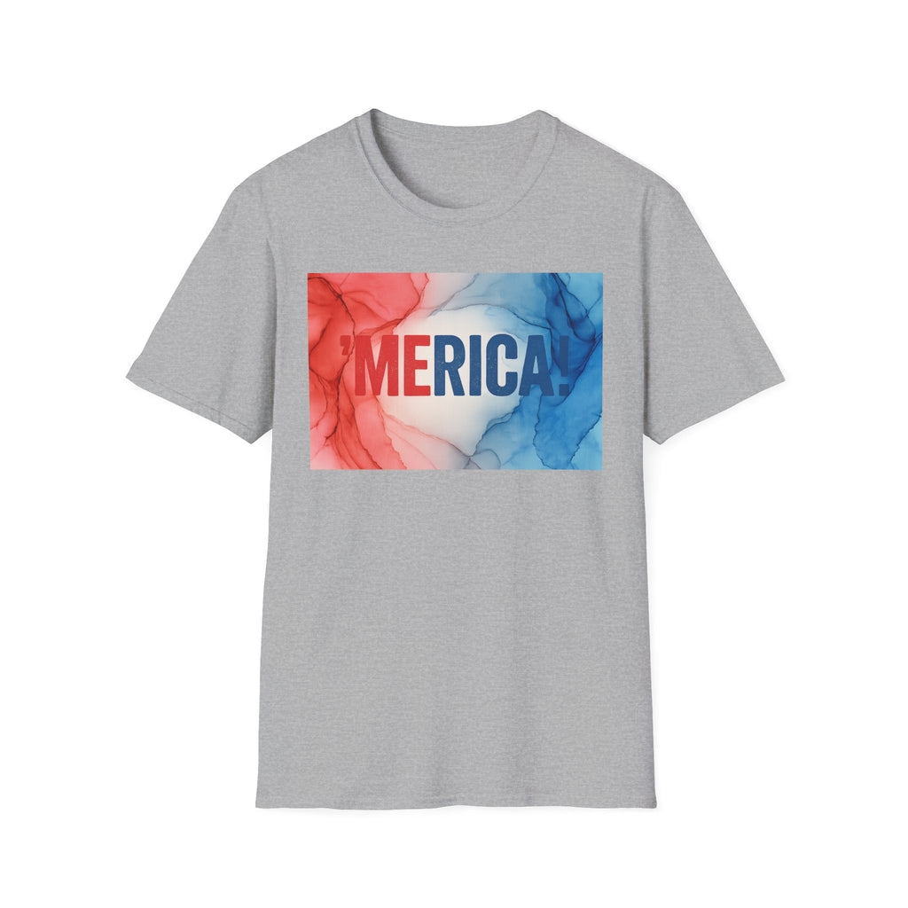 Patriotic Unisex T-Shirt with Colorful Smoke Design, American Spirit Shirt, 4th of July Tee, Casual Summer Top, Gift for Patriotic Holidays