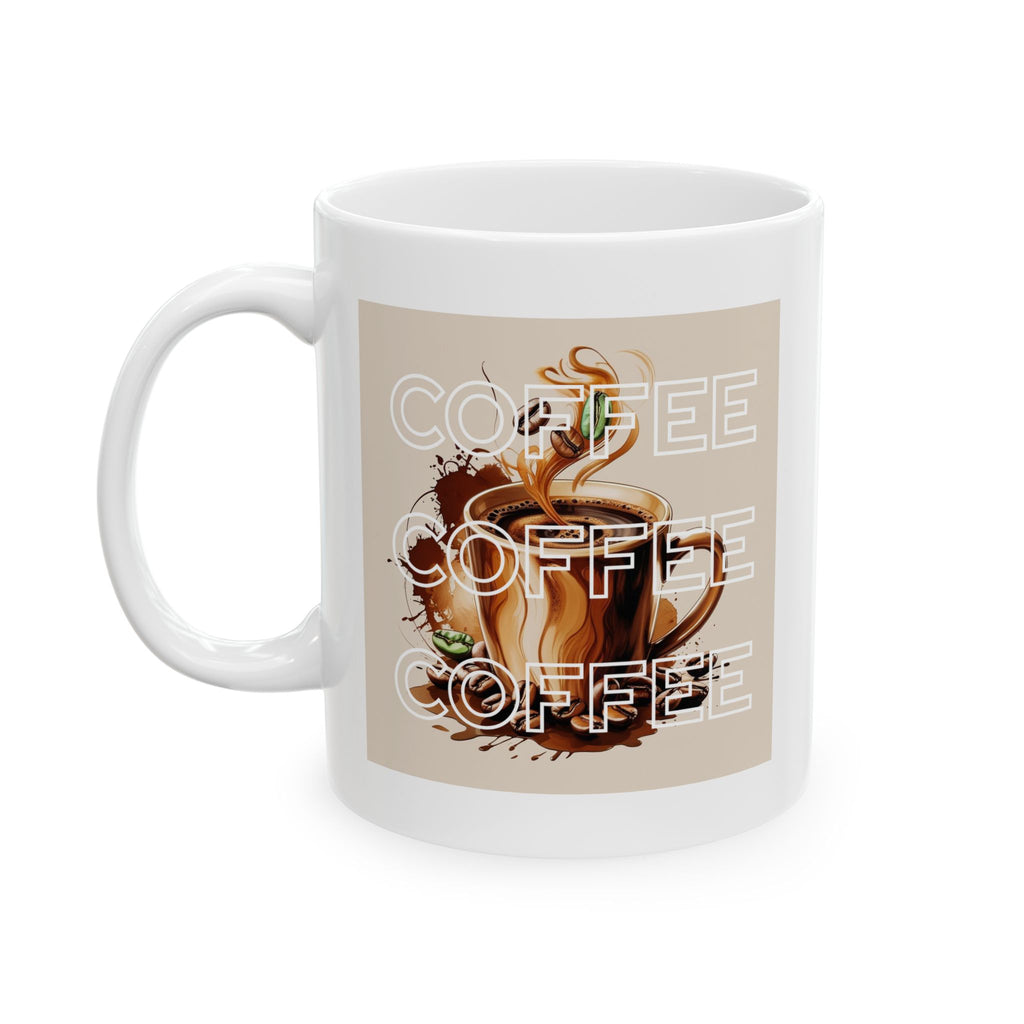 Coffee Lover's Ceramic Mug - Perfect Gift for Tea & Coffee Enthusiasts, Kitchen Decor, Birthday Gift, Home, Office, Morning Essentials