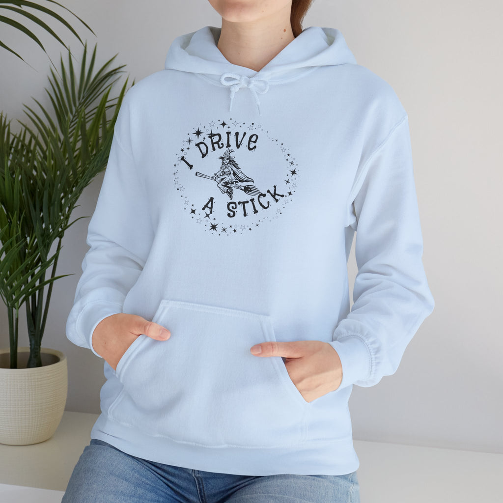 Funny I DRIVE A STICK Hoodie | Perfect Gift for Halloween, Casual Wear, Birthday, and More