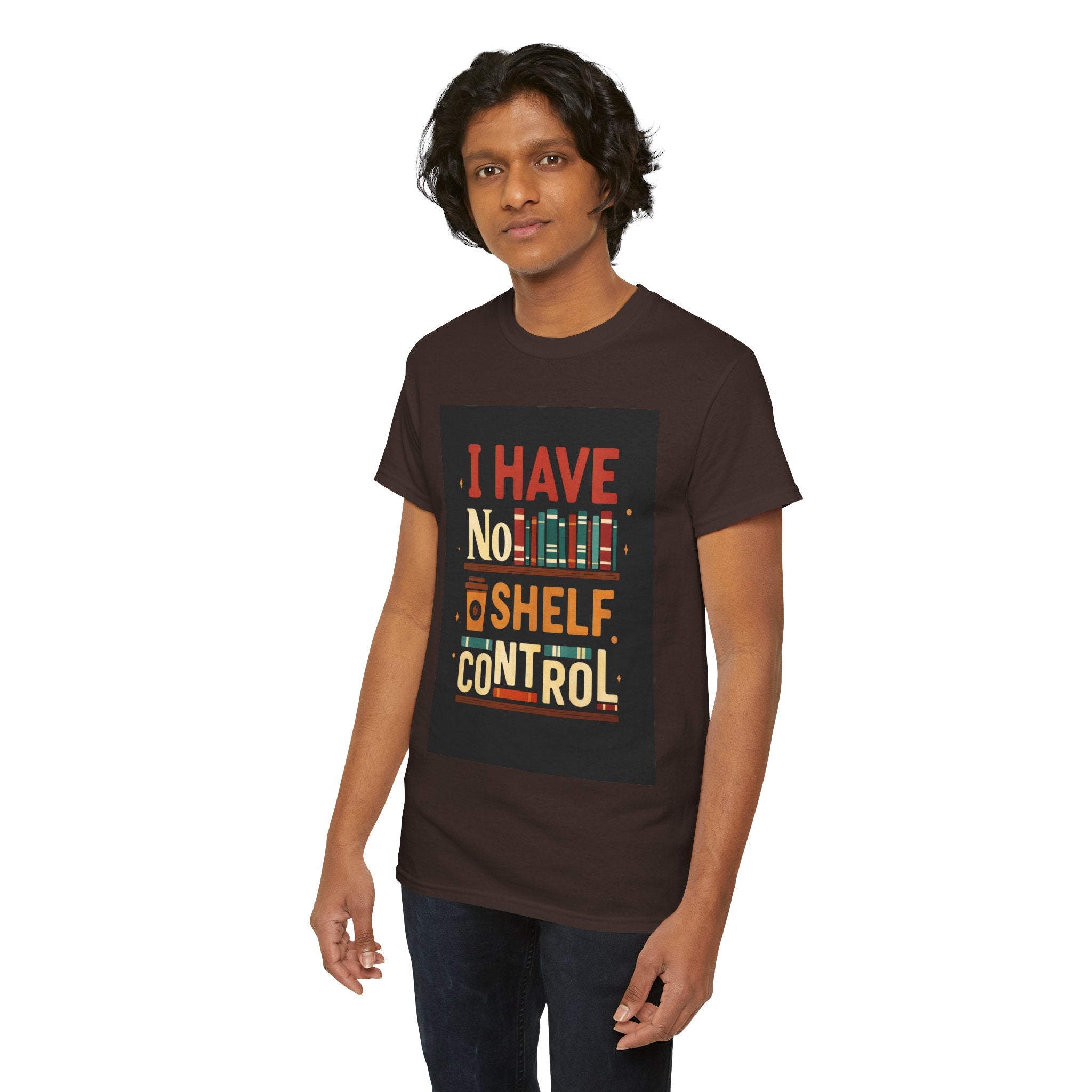Book Lover's Humor Tee - I Have No Shelf Control, Gift for Readers, Bookish Apparel, Casual Wear, Funny T-Shirt