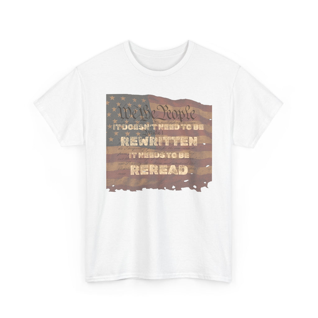 Patriotic Unisex Cotton Tee | Inspirational T-Shirt for Everyday Wear, Gifts, and Celebrations