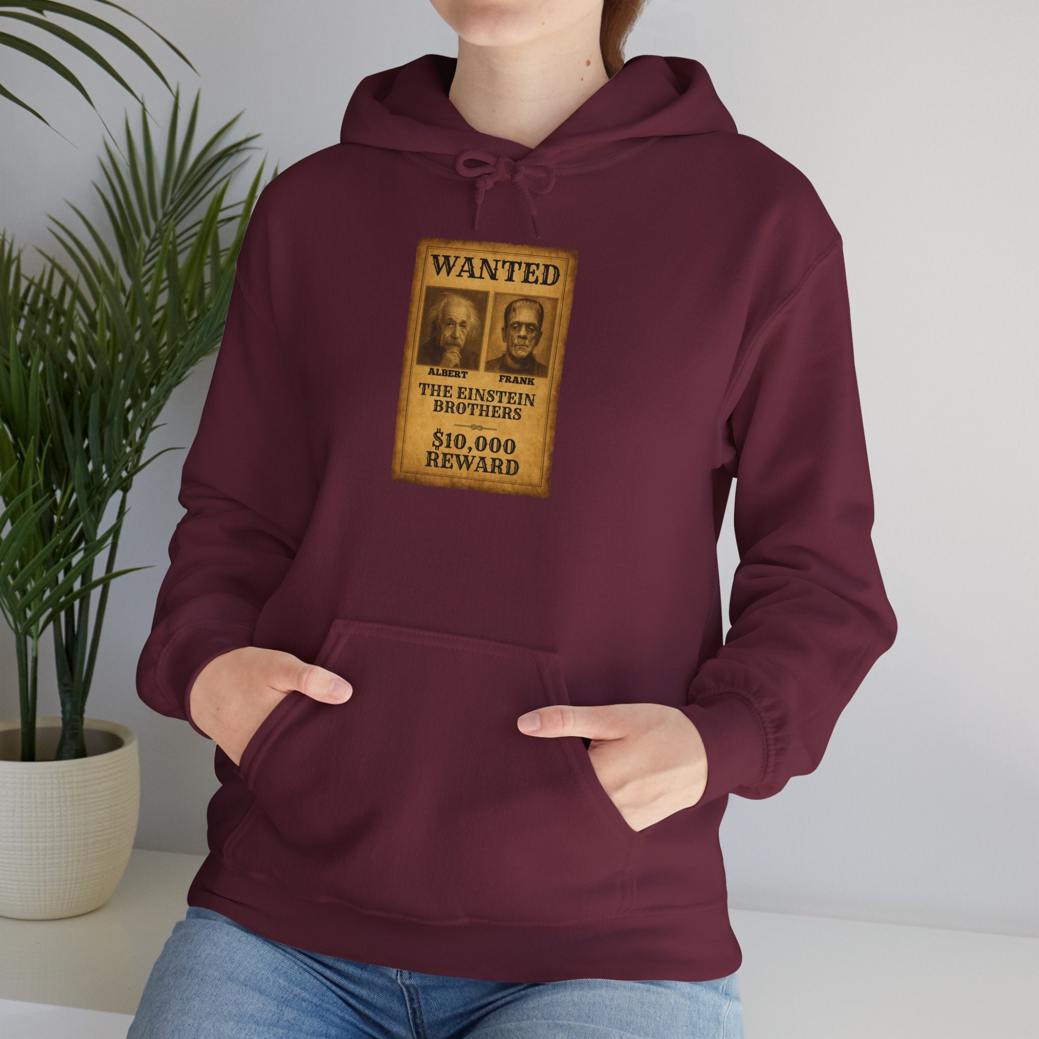 Wanted - The Einstein Brothers  Heavy Blend Hooded Sweatshirt