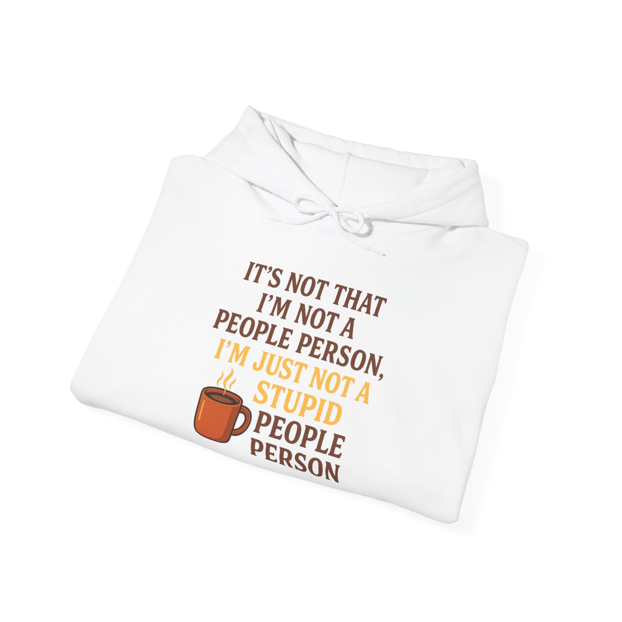 Funny People Person Sweatshirt, Unisex Hoodie, Cozy Gift for Introverts, Casual Wear, Perfect for Friends or Family, Great for Birthdays
