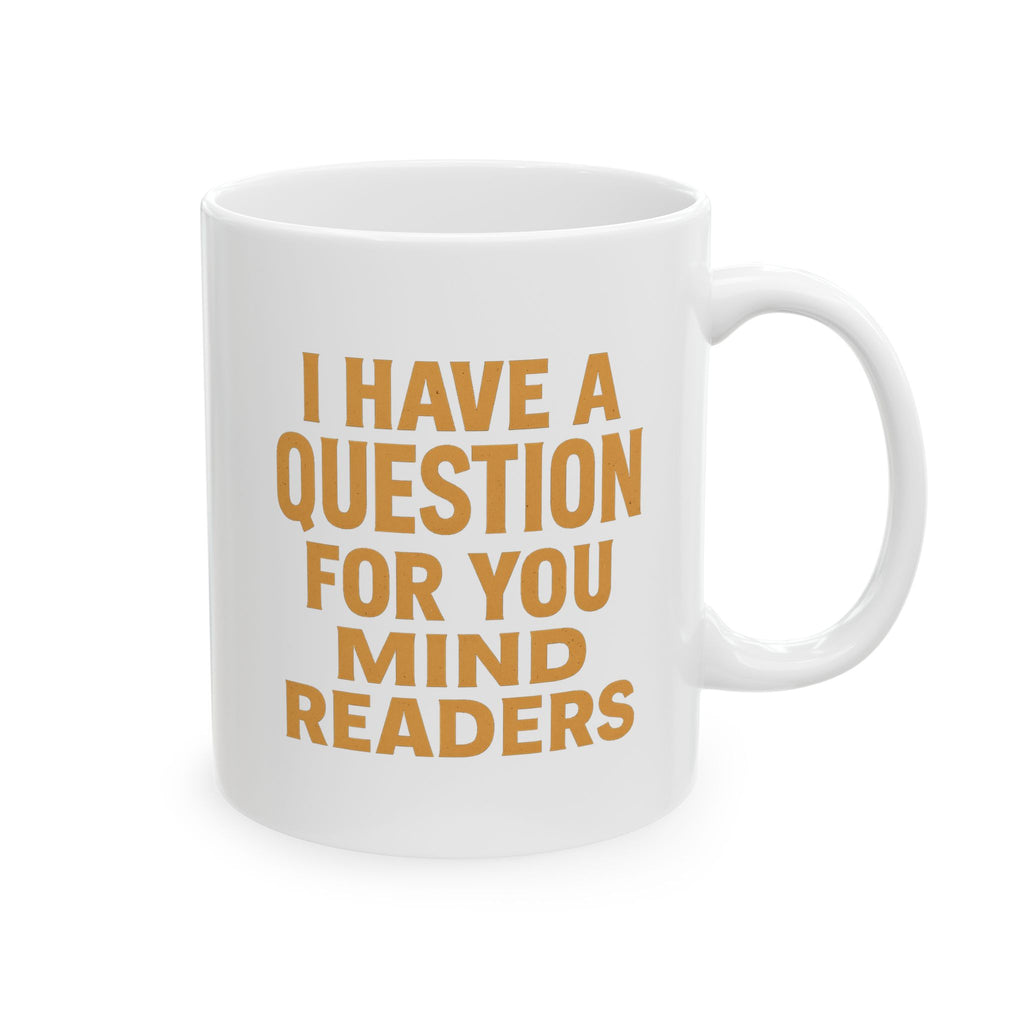 MIND READERS Coffee Mug for Readers, Gift for Book Lovers, Cozy Coffee Mug, Literary Quote Mug, Perfect for Birthdays, Home Decor
