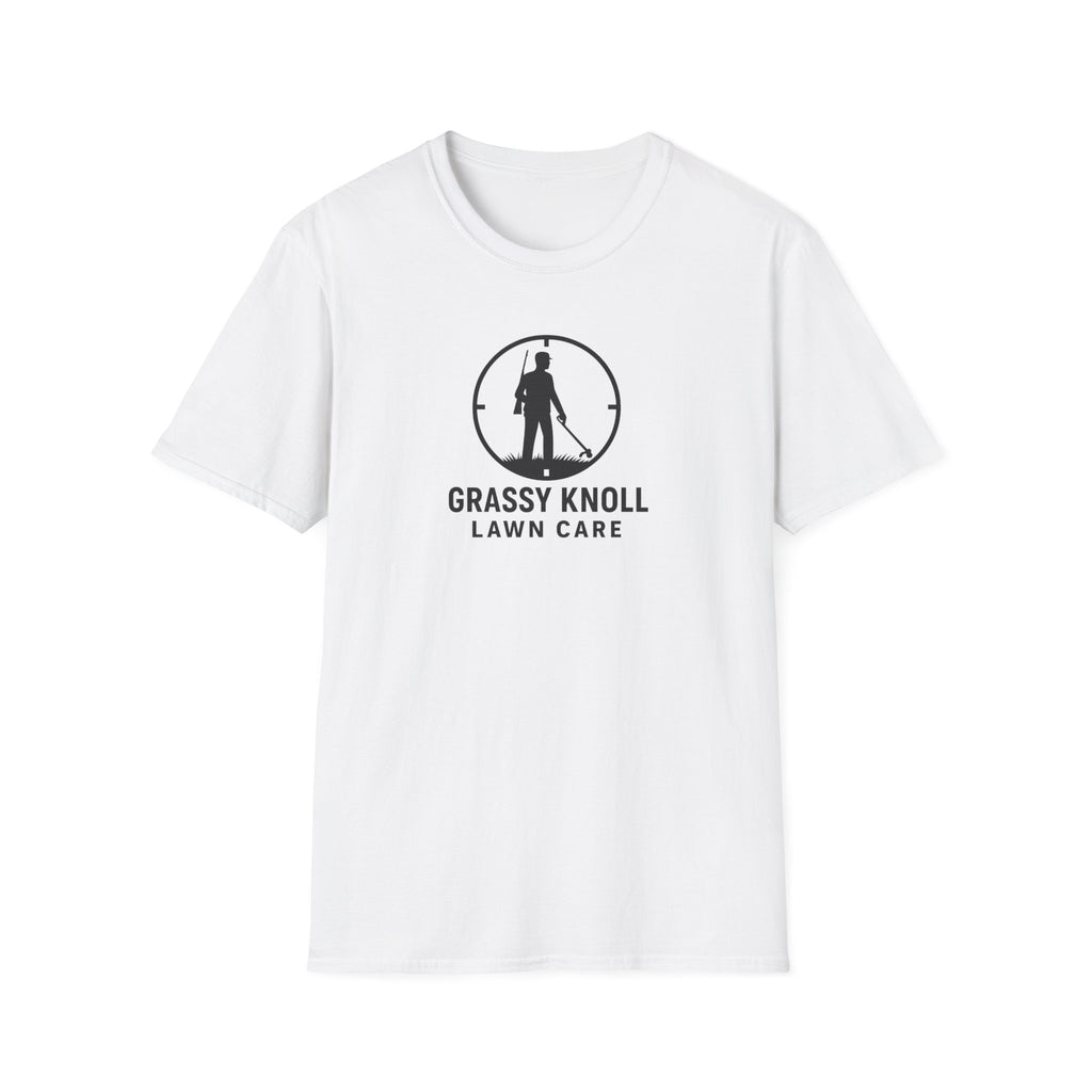 Grassy Knoll Lawn Care T-Shirt, Gardening Gift, Eco-Friendly Tee, Lawn Care Enthusiast Apparel, Outdoor Adventure Shirt
