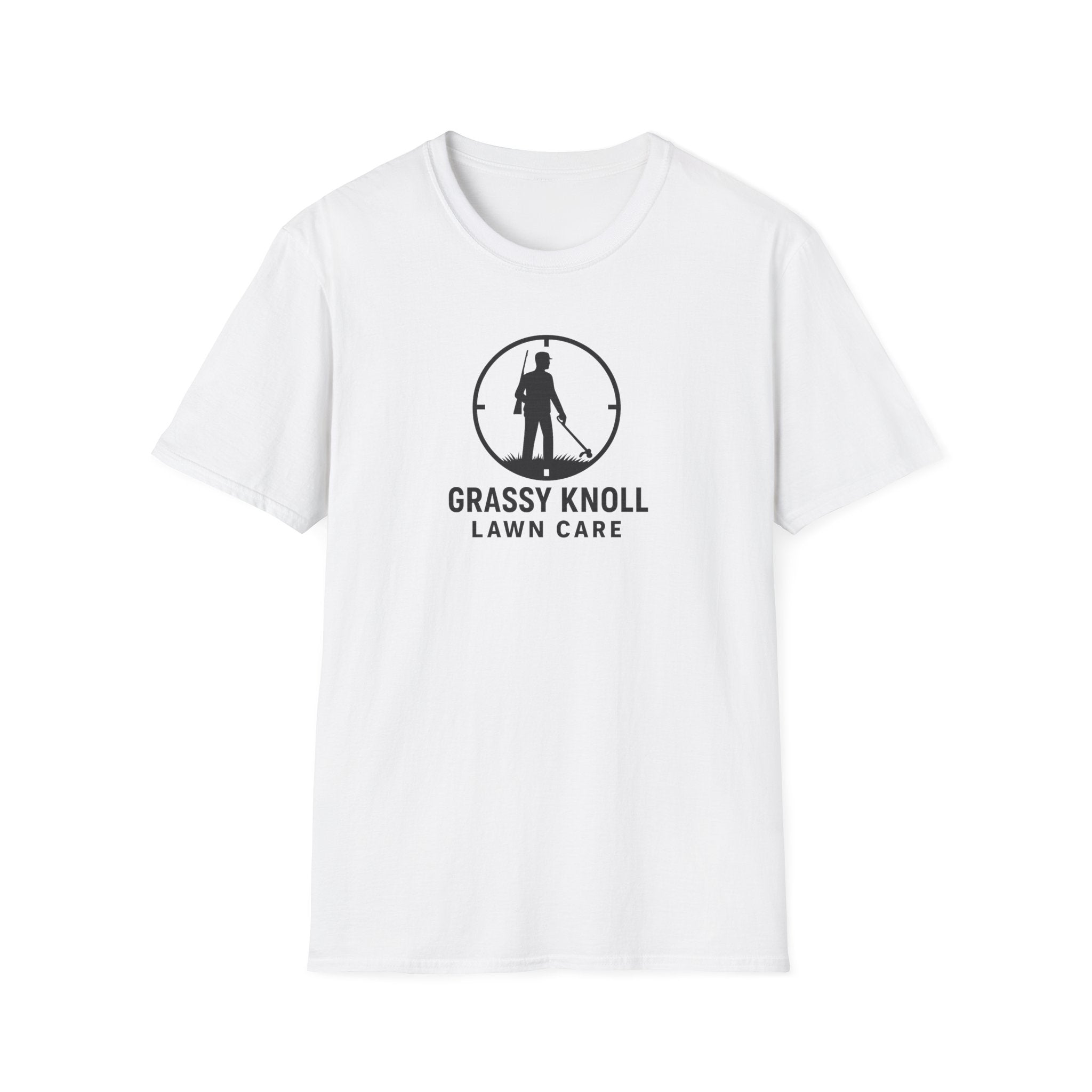 Grassy Knoll Lawn Care T-Shirt, Gardening Gift, Eco-Friendly Tee, Lawn Care Enthusiast Apparel, Outdoor Adventure Shirt