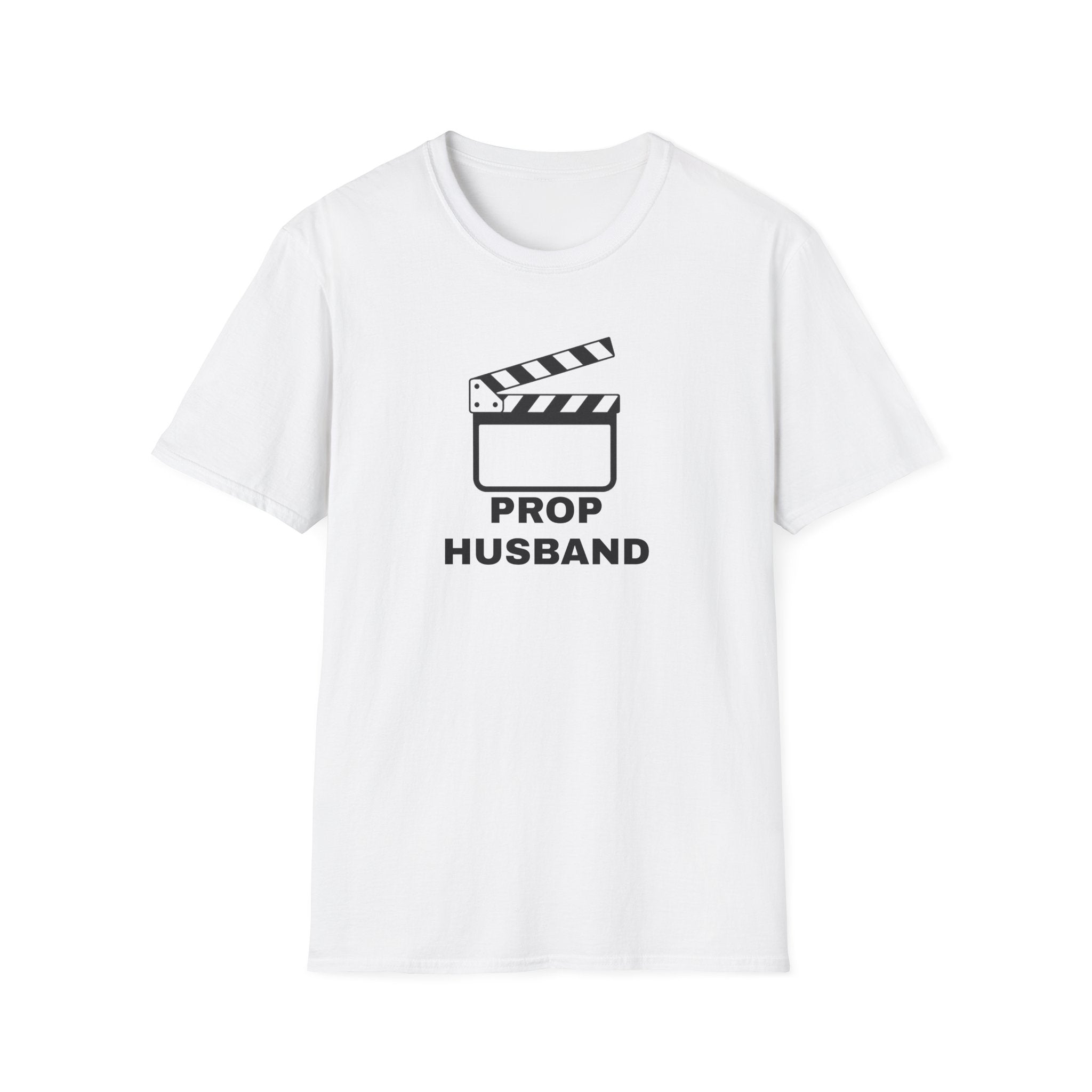 Prop Husband Unisex Softstyle T-Shirt, Movie Lover Gift, Film Set Apparel, Cinema Humor Tee, Casual Wear for Creatives