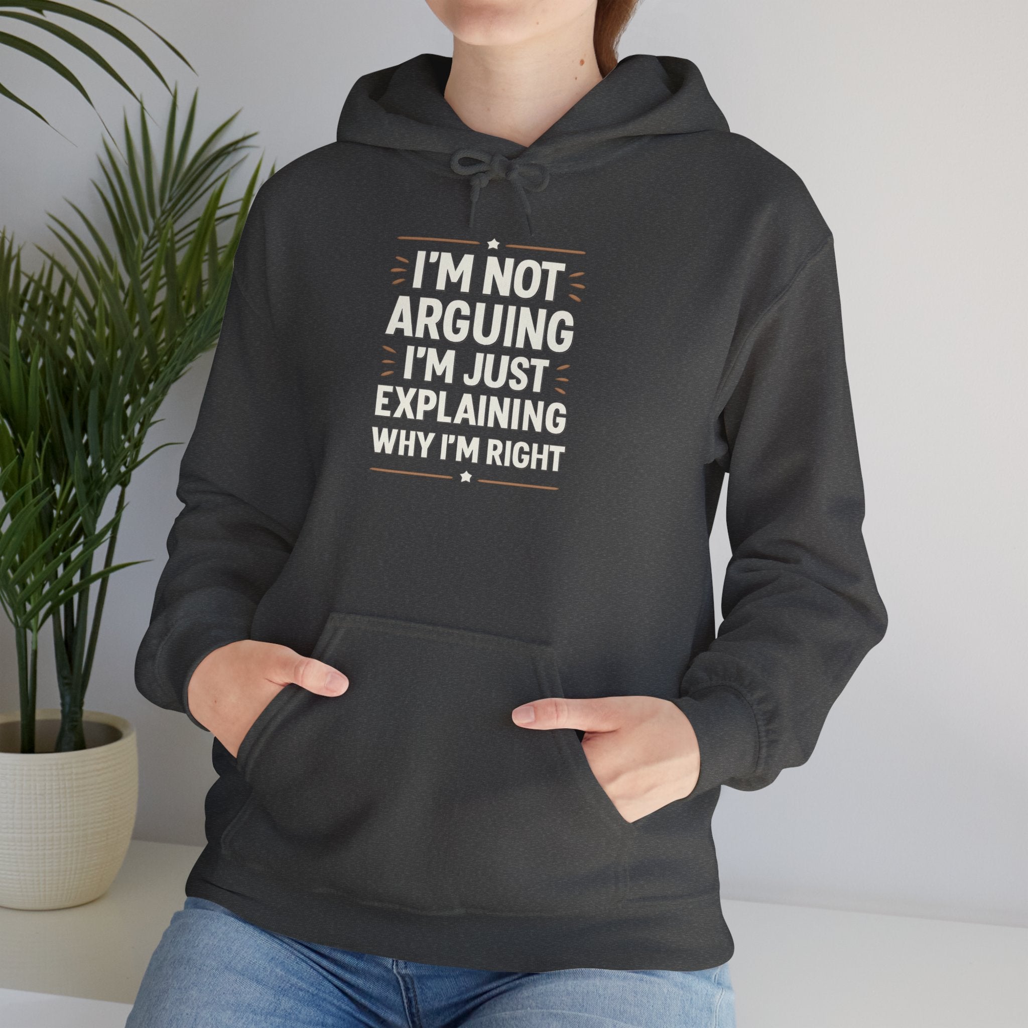 Who IS Right? Humorous Unisex Hooded Sweatshirt - Perfect for Friends, Family Gifts, Casual Wear, Comedy Lovers, Cozy Outfits