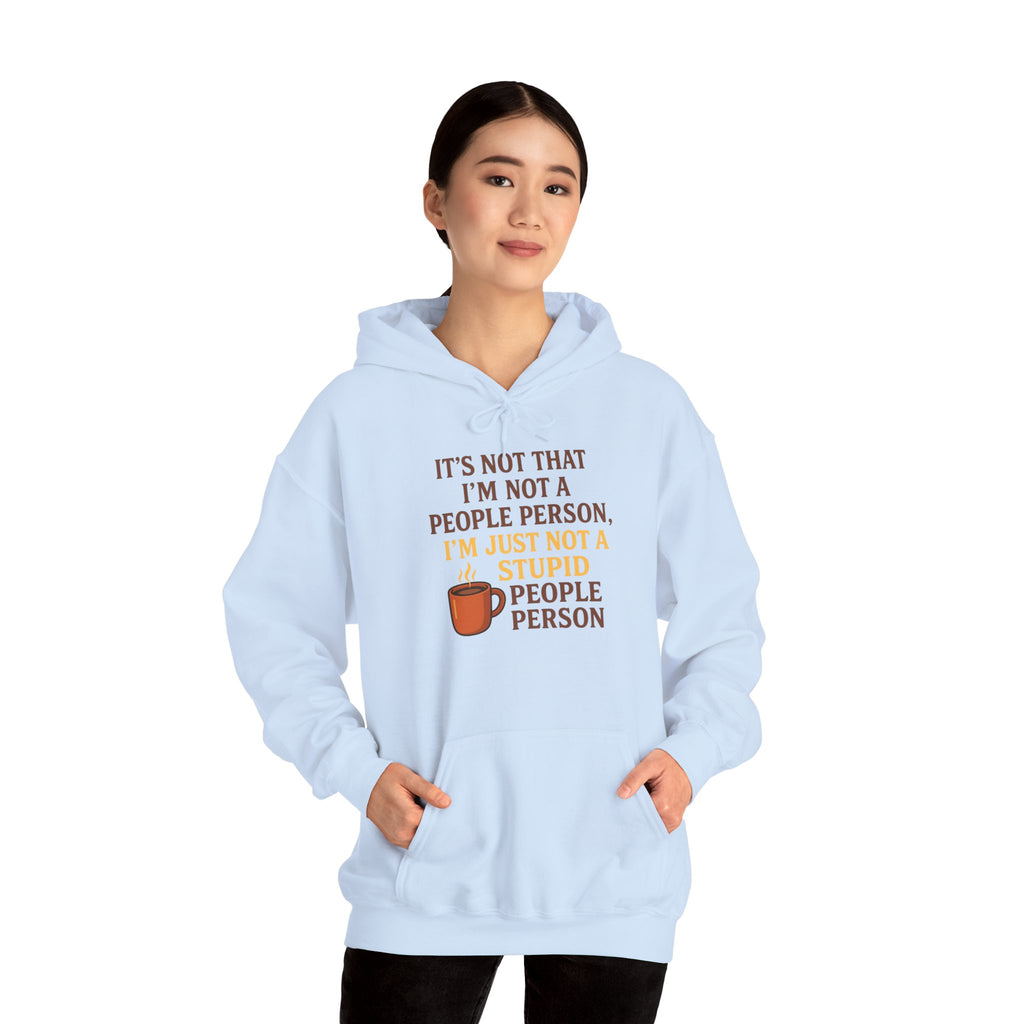 Funny People Person Sweatshirt, Unisex Hoodie, Cozy Gift for Introverts, Casual Wear, Perfect for Friends or Family, Great for Birthdays