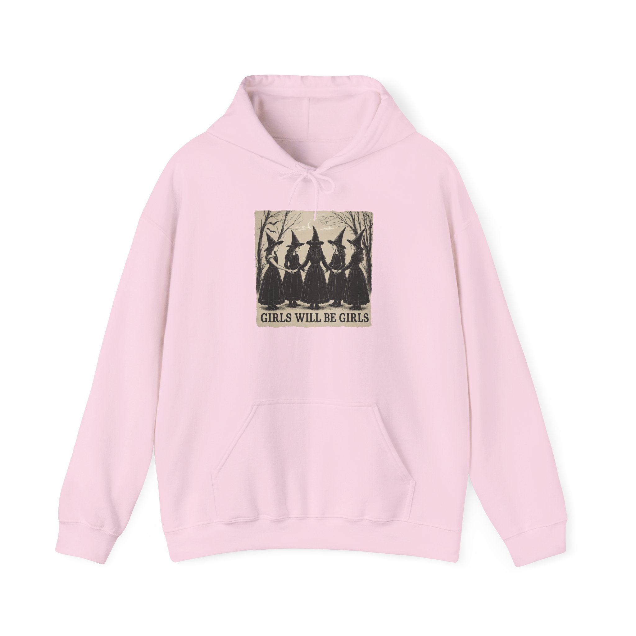 Spooky Witch Sisters Hoodie - Cozy Unisex Sweatshirt, Halloween Apparel, Witchy Gift, Fall Fashion, Girls Night Out