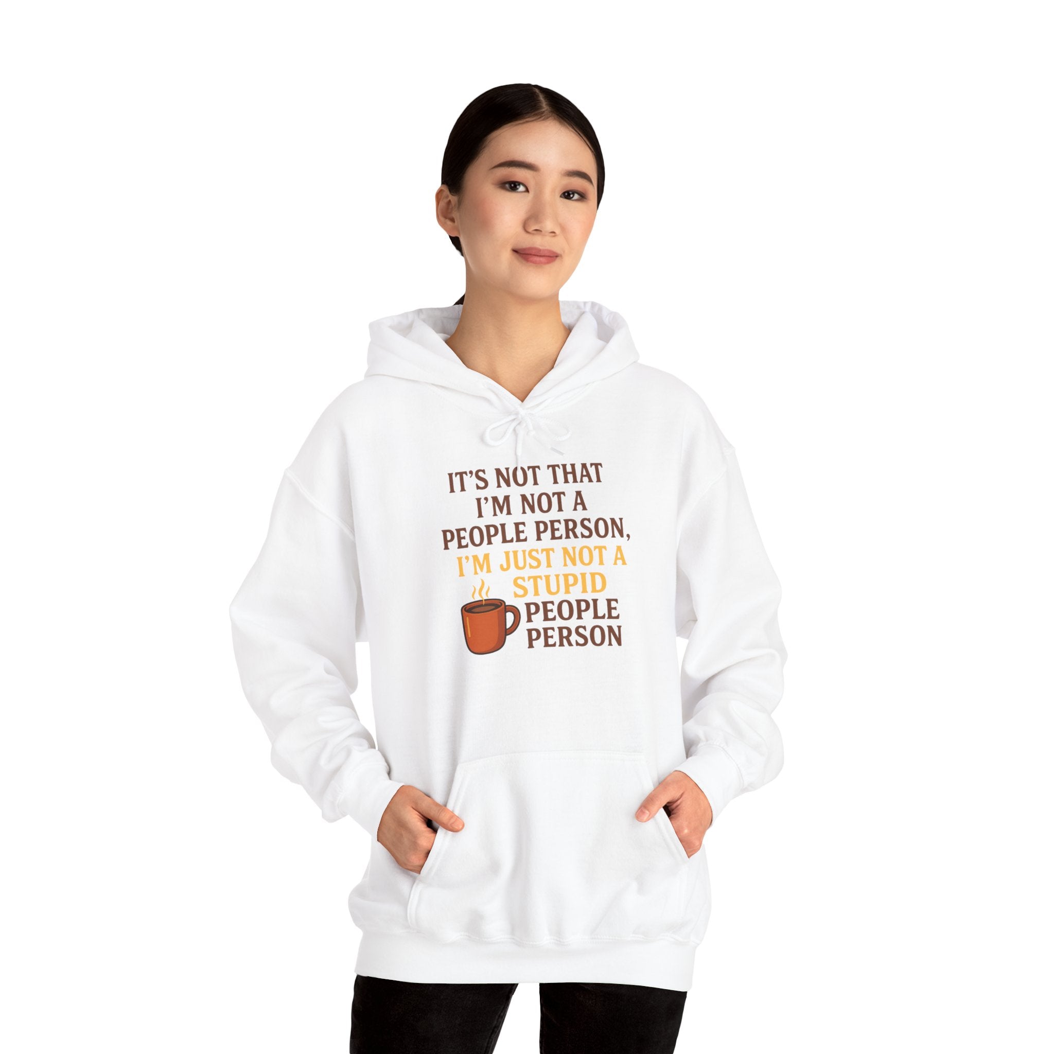 Funny People Person Sweatshirt, Unisex Hoodie, Cozy Gift for Introverts, Casual Wear, Perfect for Friends or Family, Great for Birthdays