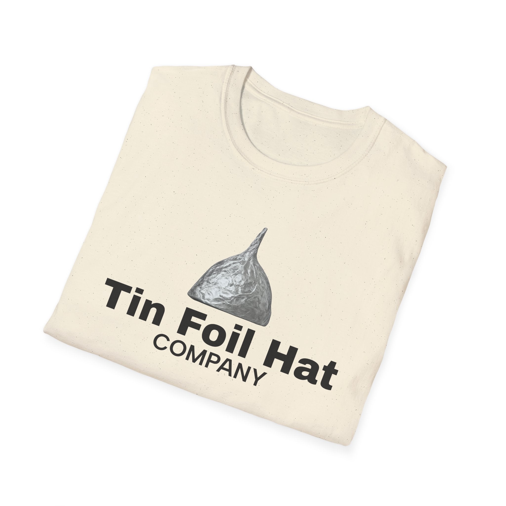 Funny Tin Foil Hat Unisex T-Shirt | Comfortable Tee for Conspiracy Lovers, Unique Gift for Friends & Family, Casual Wear, Humor Apparel