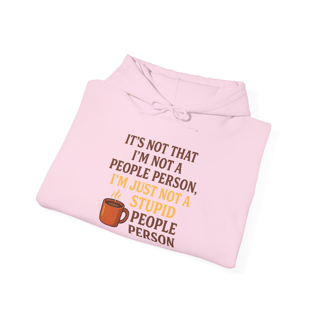 Funny People Person Sweatshirt, Unisex Hoodie, Cozy Gift for Introverts, Casual Wear, Perfect for Friends or Family, Great for Birthdays