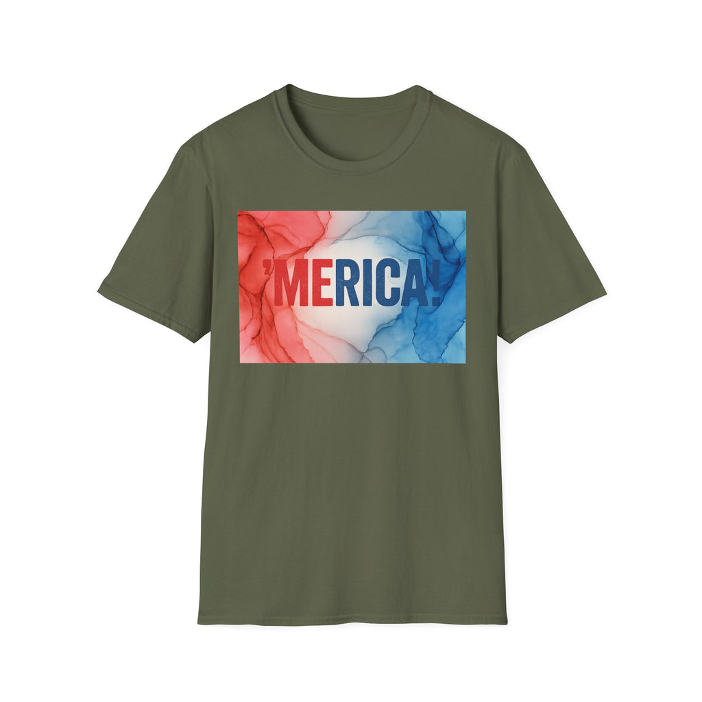 Patriotic Unisex T-Shirt with Colorful Smoke Design, American Spirit Shirt, 4th of July Tee, Casual Summer Top, Gift for Patriotic Holidays