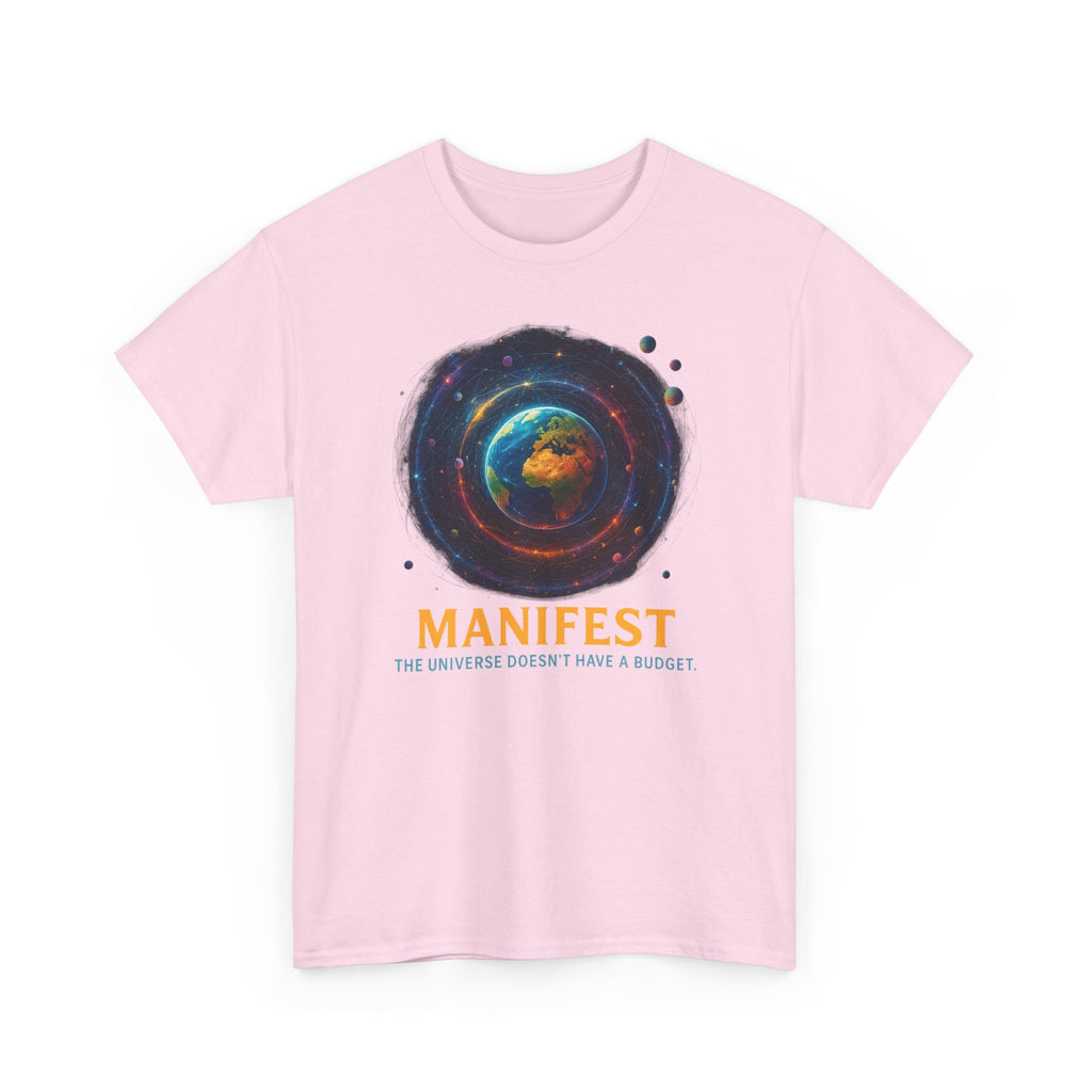 Manifest Unisex Heavy Cotton Tee | Cosmic Vibe Tee | Inspirational Shirt | Gift for Dreamers | Motivational Apparel | Universe Graphic [...]