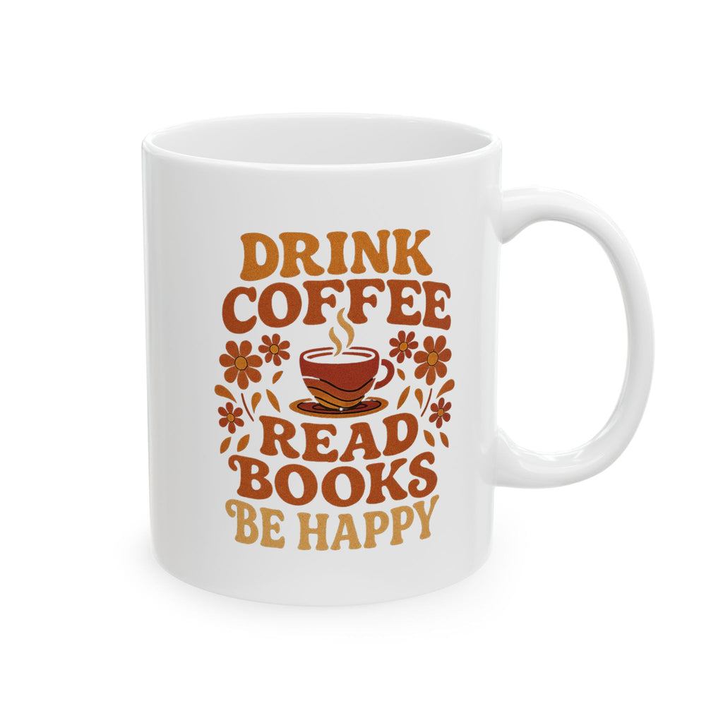 Coffee Lovers Ceramic Mug, Funny Gift for Friends, Personalized Drinkware, Tea Cup for Home or Office, Perfect for Birthdays, Holidays