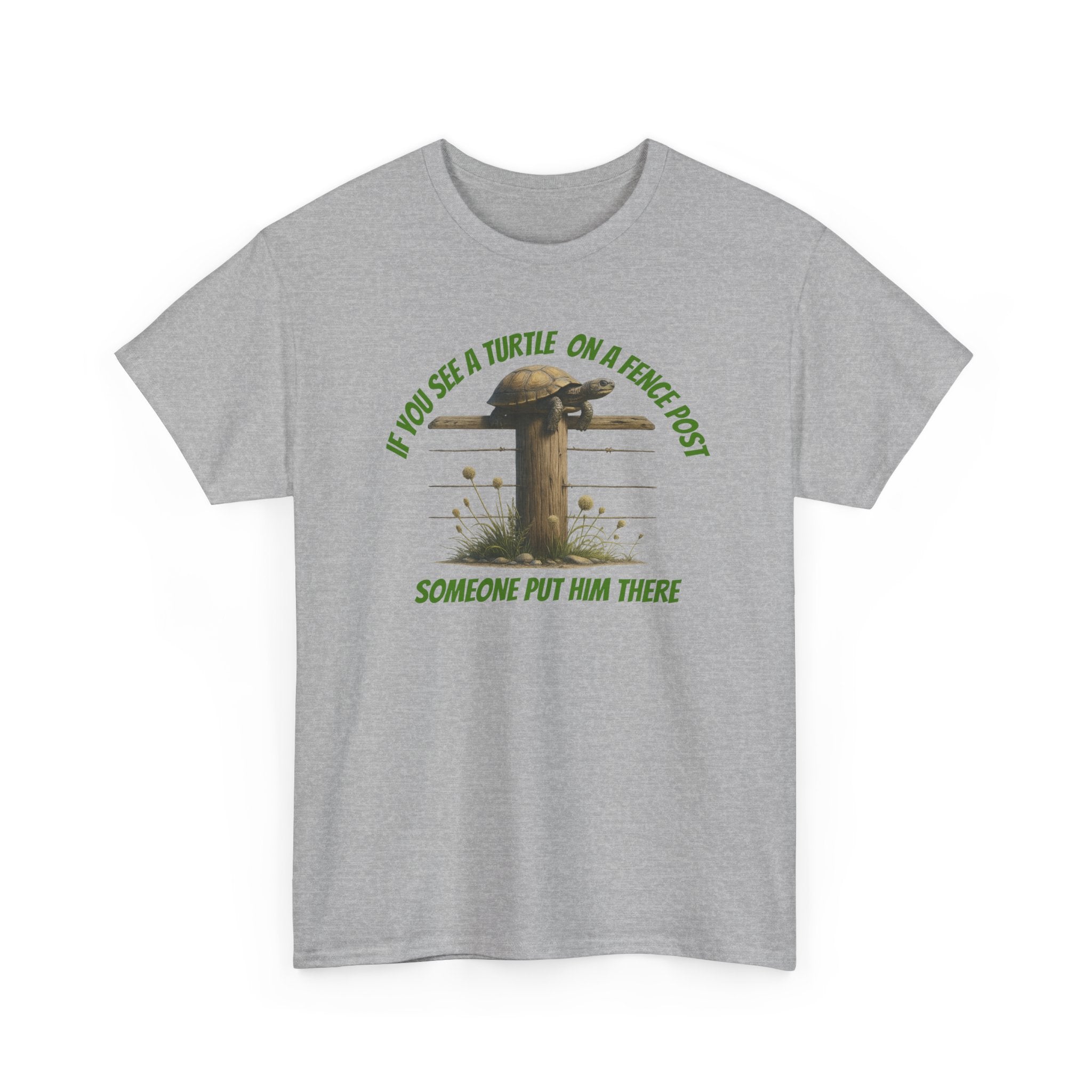 Whimsical Turtle Tee - Funny Animal T-Shirt, Gift for Nature Lovers, Deep Thoughts, Unique Casual Wear