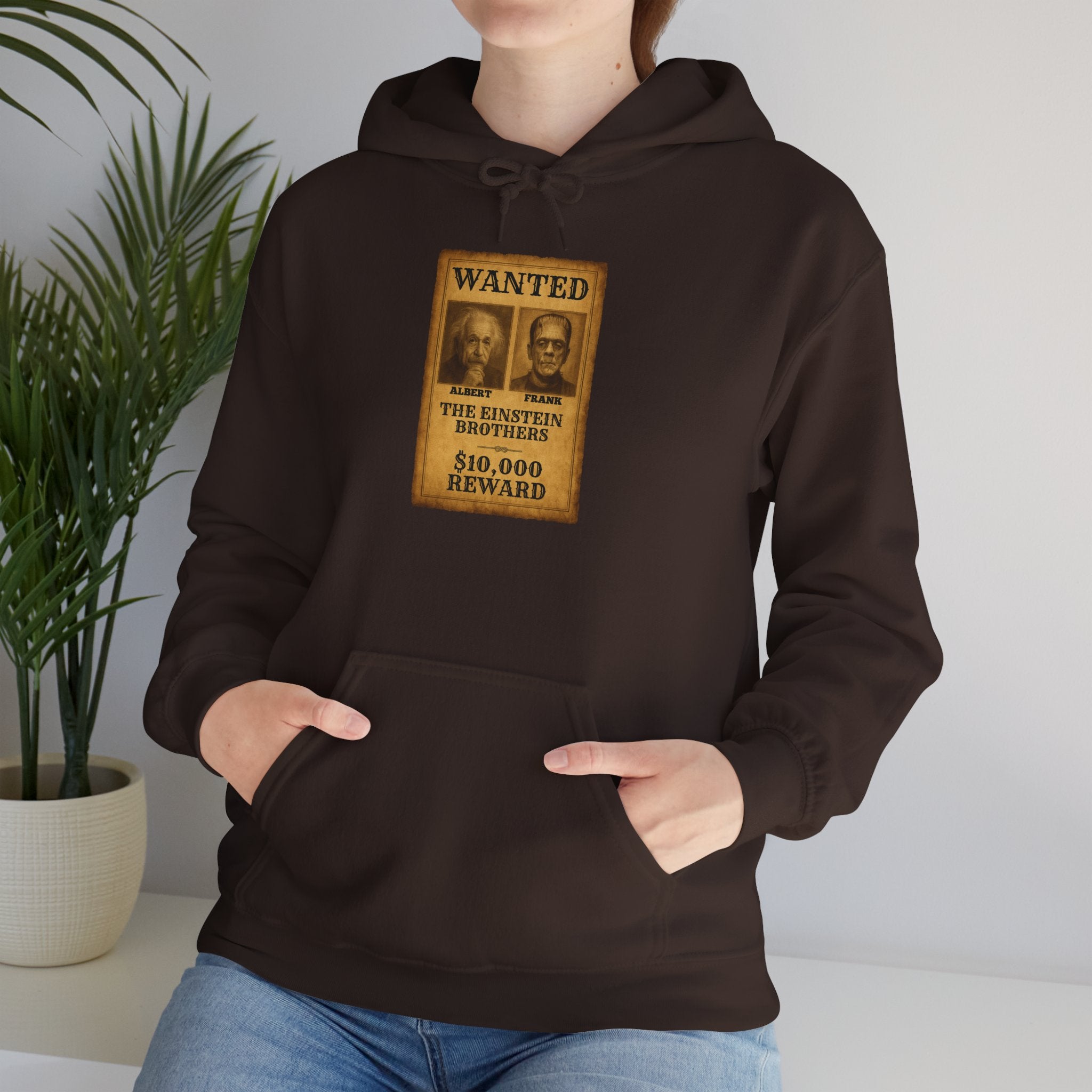 Wanted - The Einstein Brothers  Heavy Blend Hooded Sweatshirt