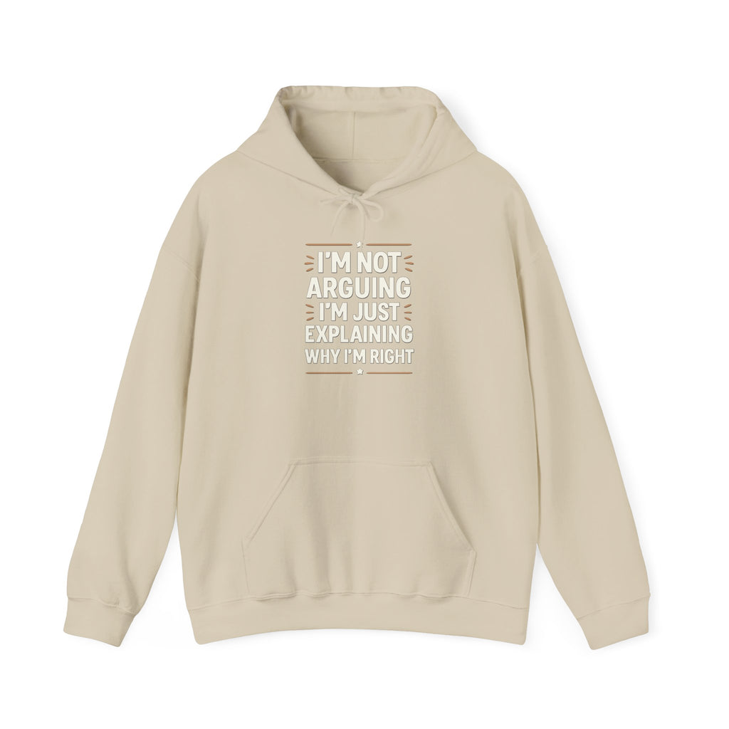 Who IS Right? Humorous Unisex Hooded Sweatshirt - Perfect for Friends, Family Gifts, Casual Wear, Comedy Lovers, Cozy Outfits