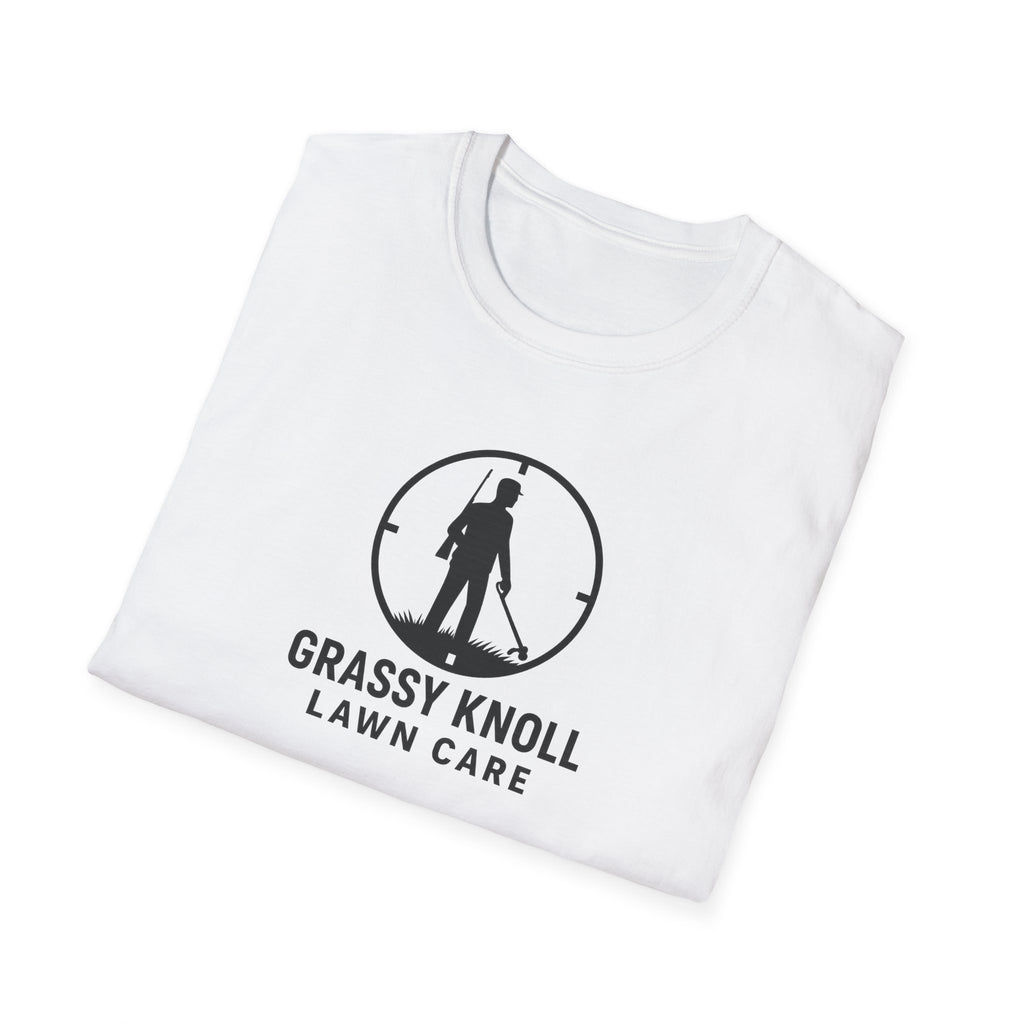 Grassy Knoll Lawn Care T-Shirt, Gardening Gift, Eco-Friendly Tee, Lawn Care Enthusiast Apparel, Outdoor Adventure Shirt