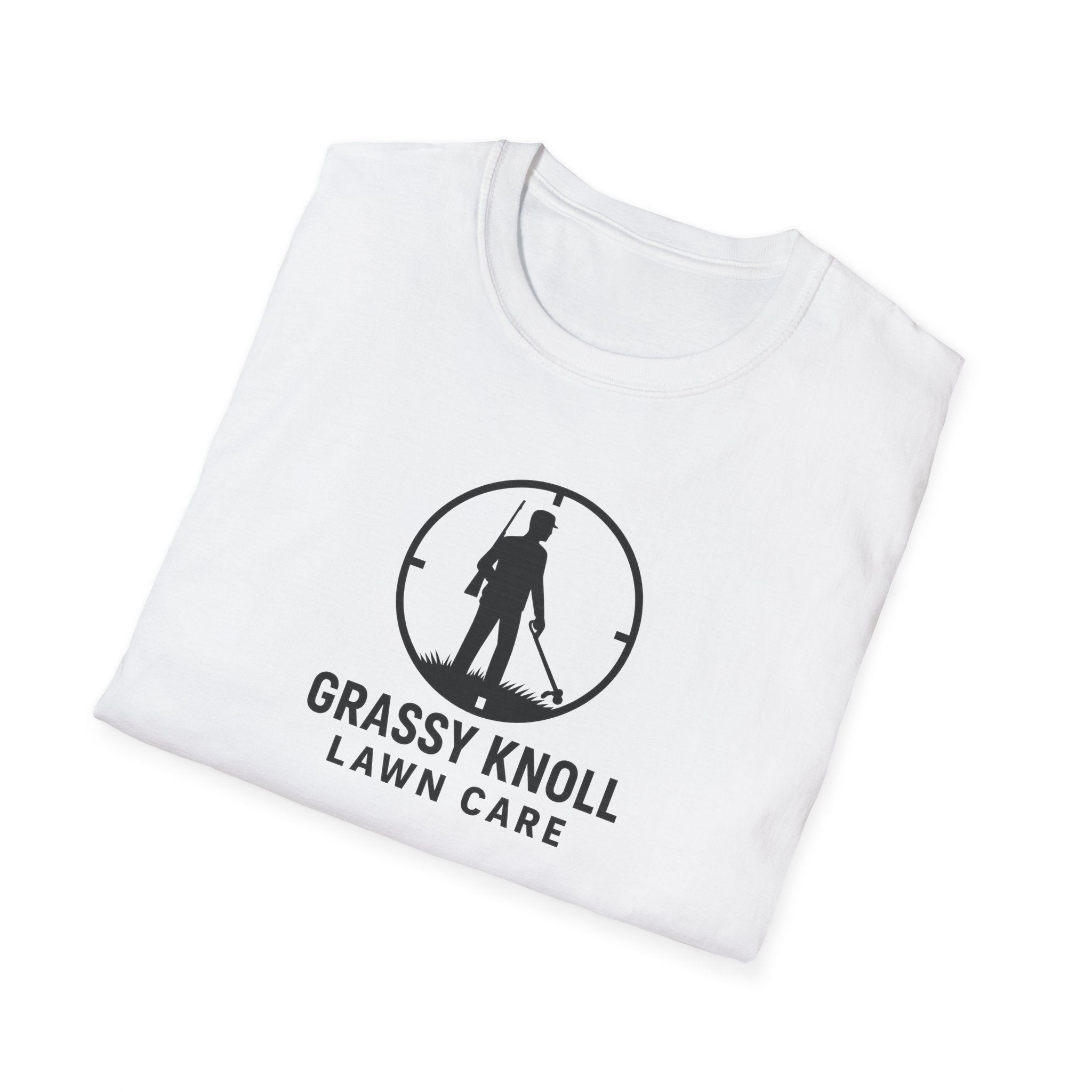Grassy Knoll Lawn Care T-Shirt, Gardening Gift, Eco-Friendly Tee, Lawn Care Enthusiast Apparel, Outdoor Adventure Shirt