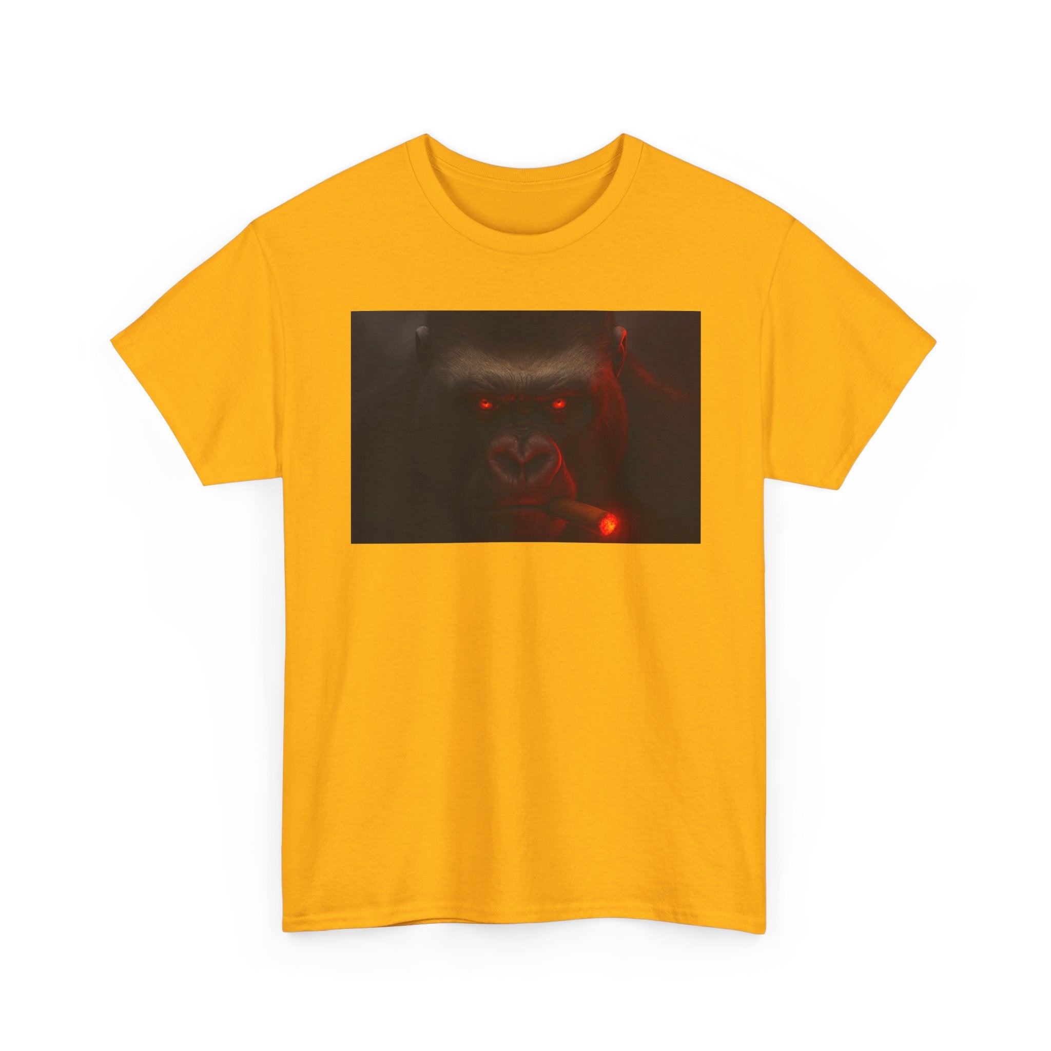 Beast Mode Gorilla - Unisex Heavy Cotton Shirt, Spooky Halloween Gift, Graphic T-Shirt, Casual Wear, Unique Design