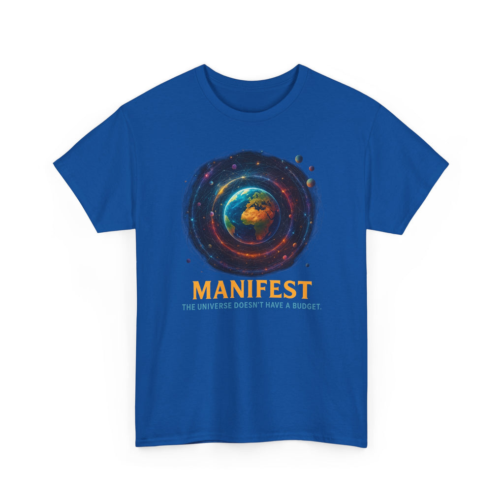 Manifest Unisex Heavy Cotton Tee | Cosmic Vibe Tee | Inspirational Shirt | Gift for Dreamers | Motivational Apparel | Universe Graphic [...]
