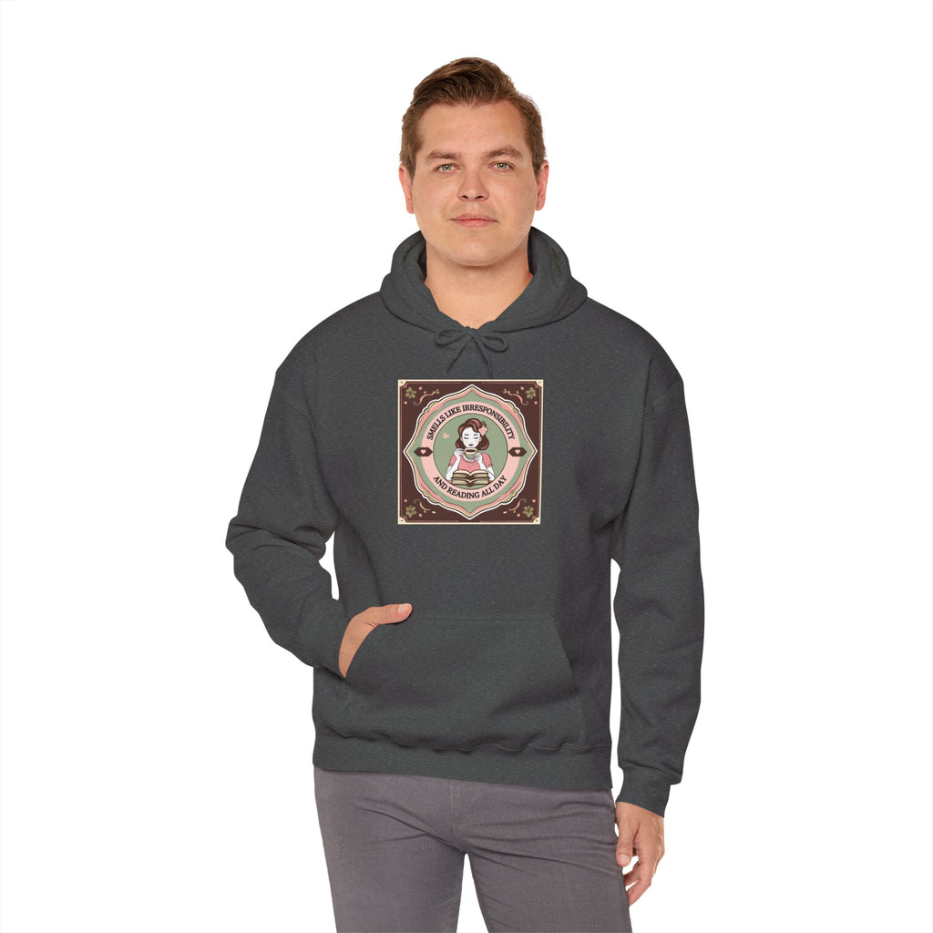 Cozy Unisex Hooded Sweatshirt with Cute Vintage Design - Perfect for Gift Giving, Casual Wear, Fall & Winter Comfort