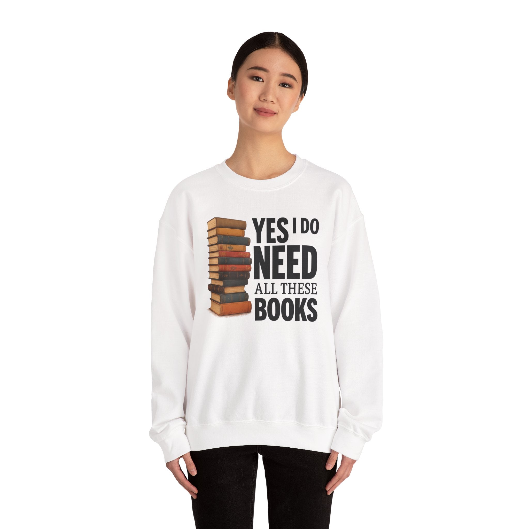 Book Lover's Sweatshirt: Cozy Reading Sweater, Gift for Writers, Library Lover, Literary Apparel, Perfect for Book Clubs