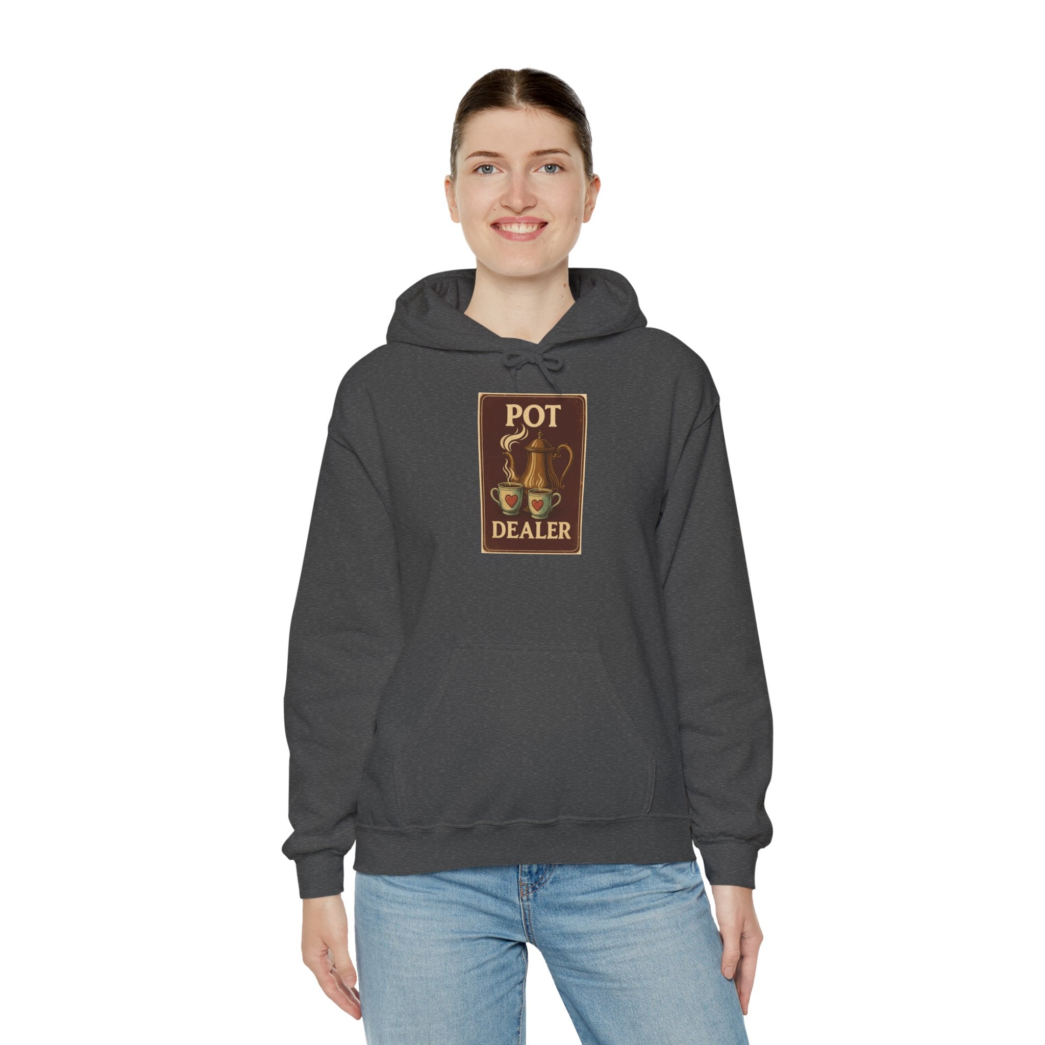 Pot Dealer Hoodie, Funny Gift, Unisex Sweatshirt Hoodie , Cozy Casual Wear, Perfect for Coffee Lovers