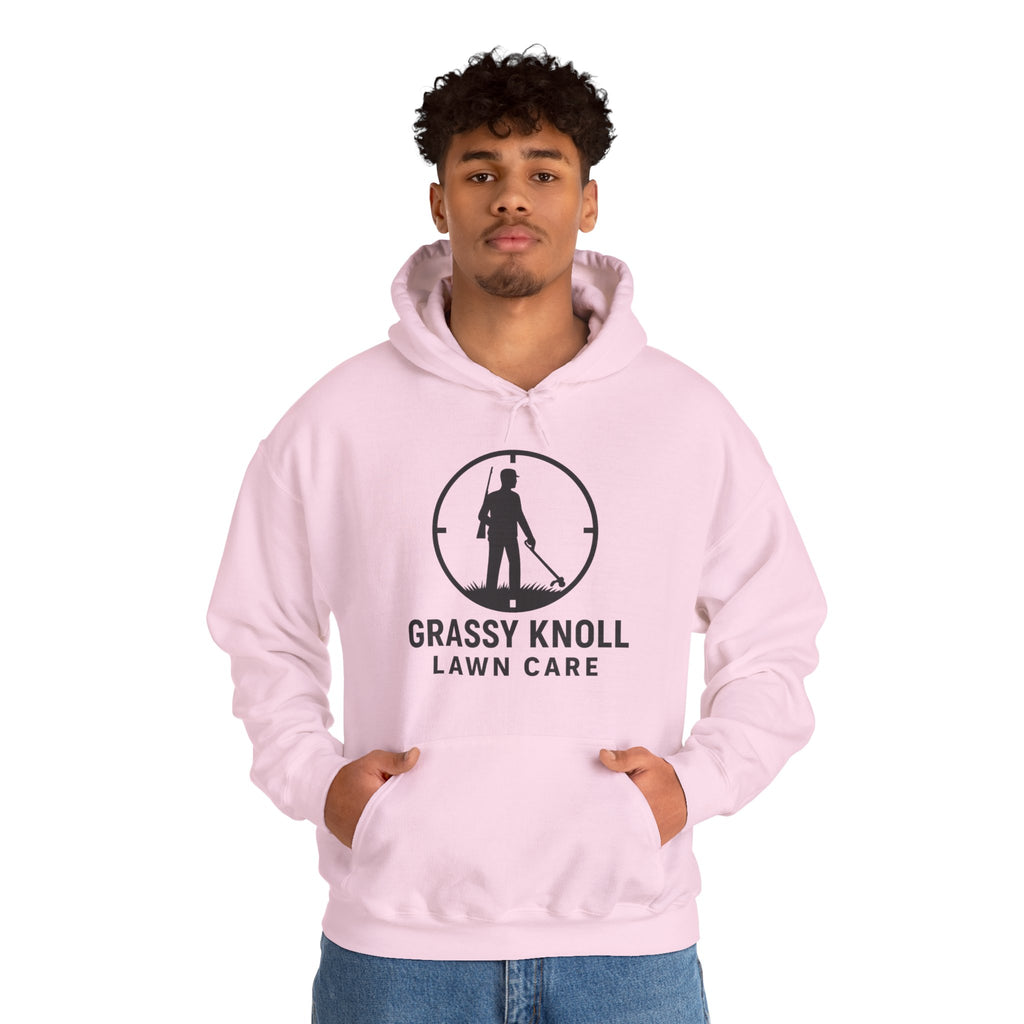 Grassy Knoll Lawn Care Hoodie – Logo Workwear Hooded Sweatshirt
