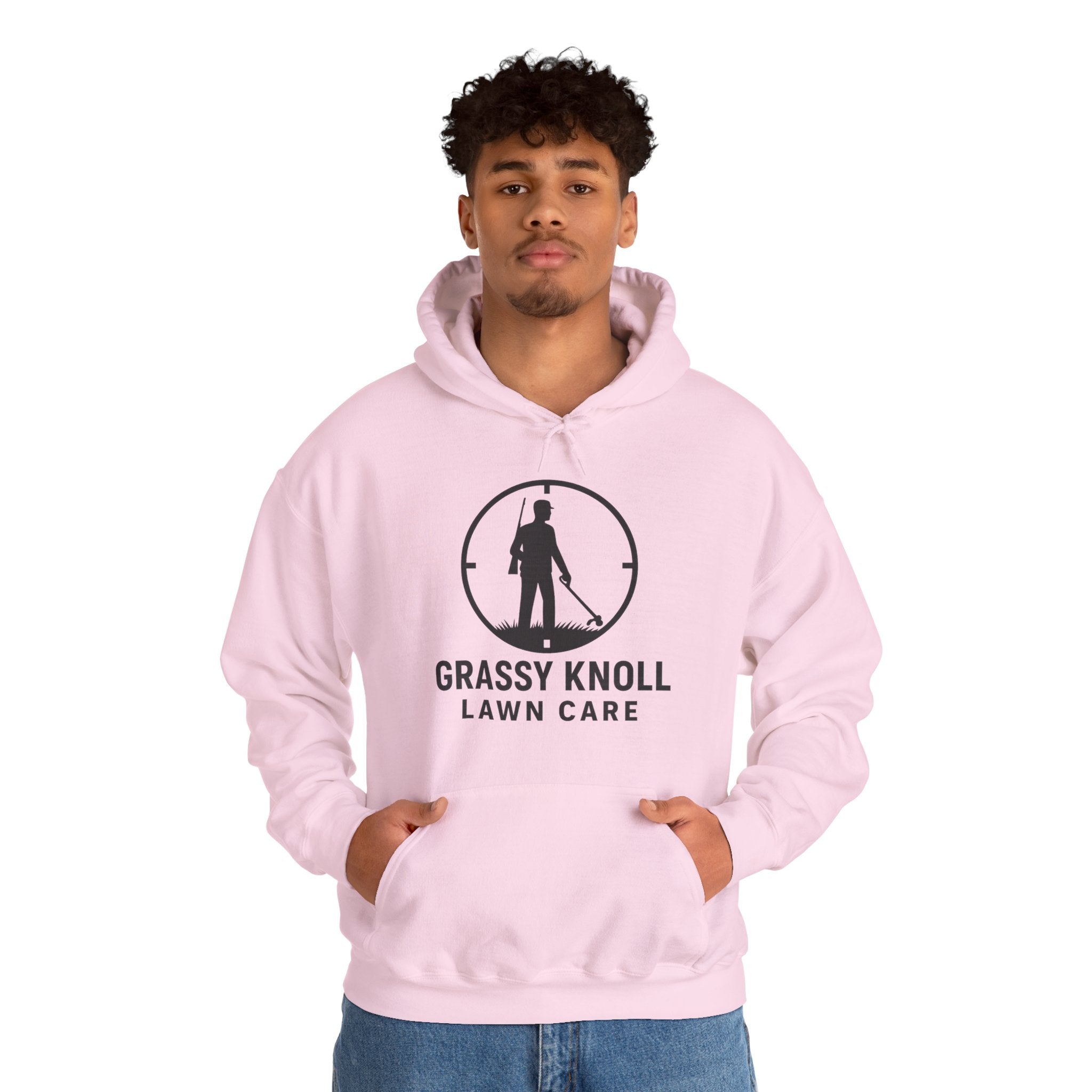 Grassy Knoll Lawn Care Hoodie – Logo Workwear Hooded Sweatshirt