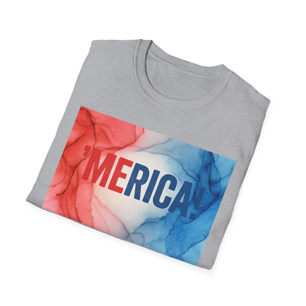 Patriotic Unisex T-Shirt with Colorful Smoke Design, American Spirit Shirt, 4th of July Tee, Casual Summer Top, Gift for Patriotic Holidays
