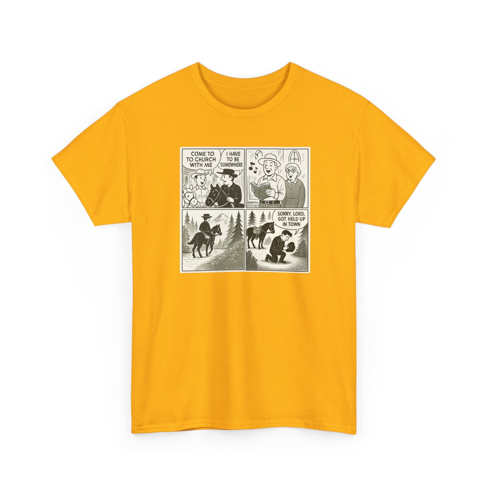 Vintage Comic Graphic Unisex Heavy Cotton Tee, Funny Graphic T-Shirt, Casual Wear, Gift for Her, Gift for Him, Unique Cartoon Shirt