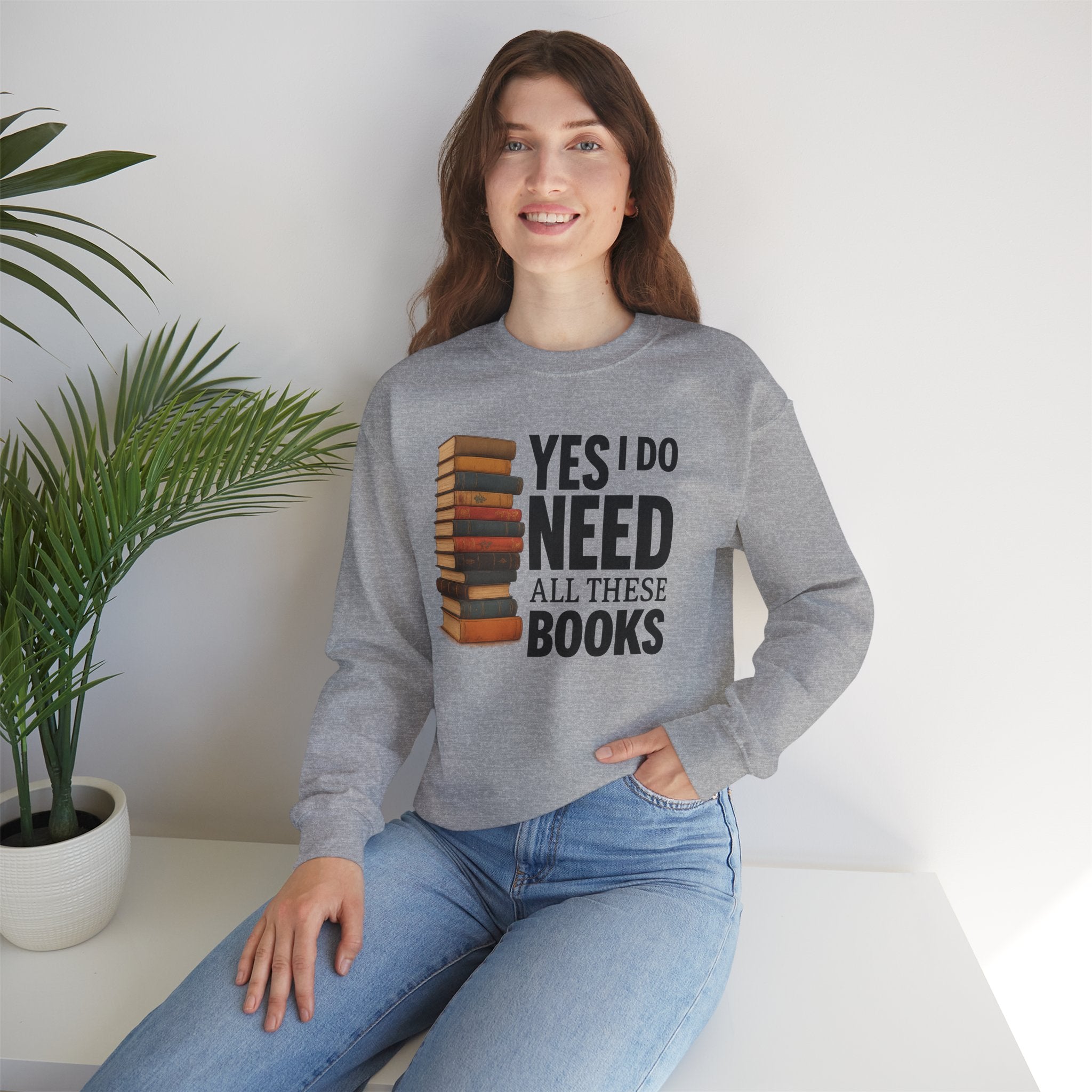 Book Lover's Sweatshirt: Cozy Reading Sweater, Gift for Writers, Library Lover, Literary Apparel, Perfect for Book Clubs