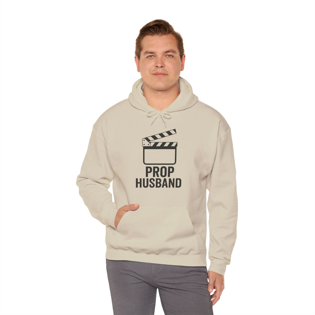 Prop Husband Hoodie — Funny Film Clapper Hooded Sweatshirt for Movie Lovers & Crew
